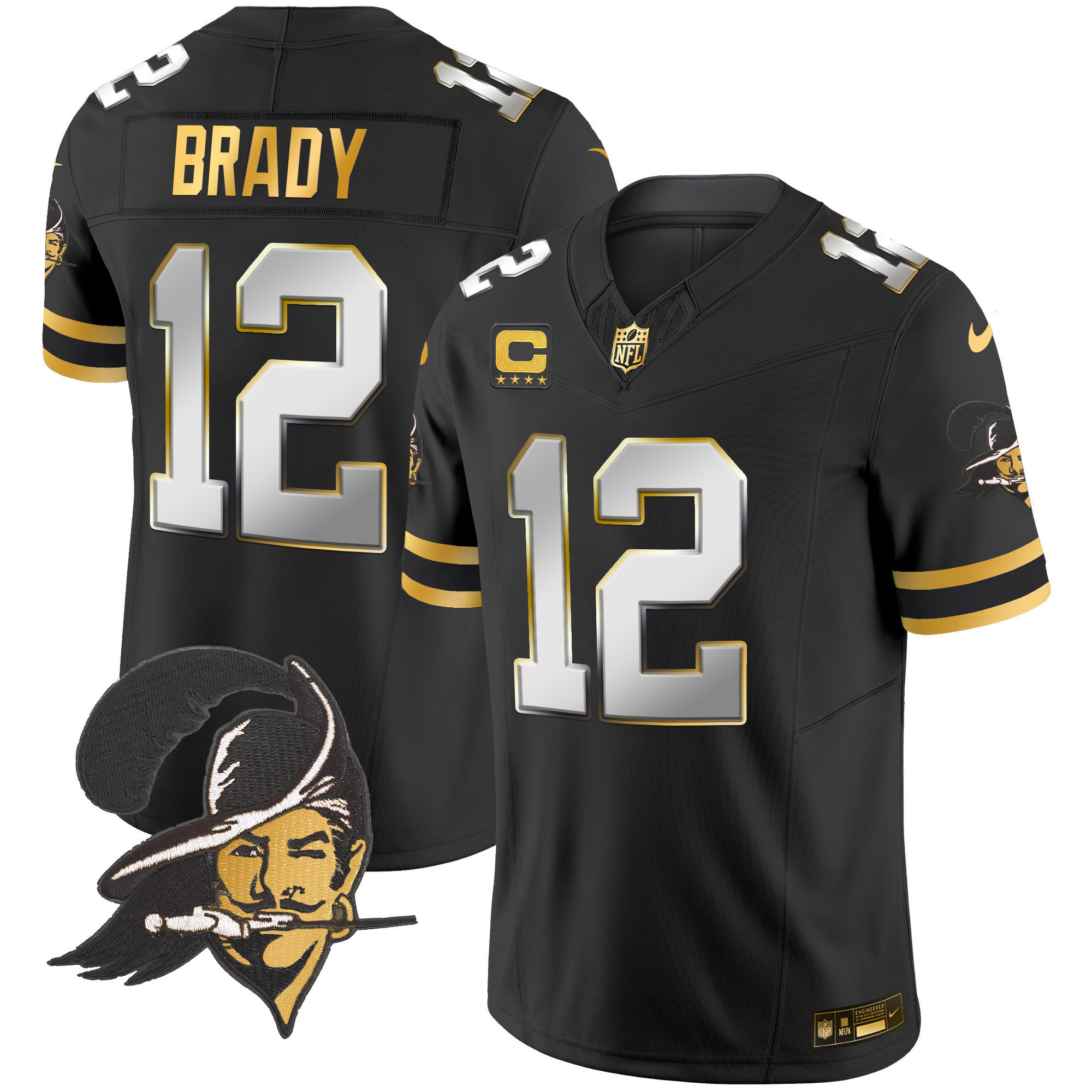Alternative view of Baker Mayfield Black Jersey - Baker Mayfield Buccaneers Black Jersey
