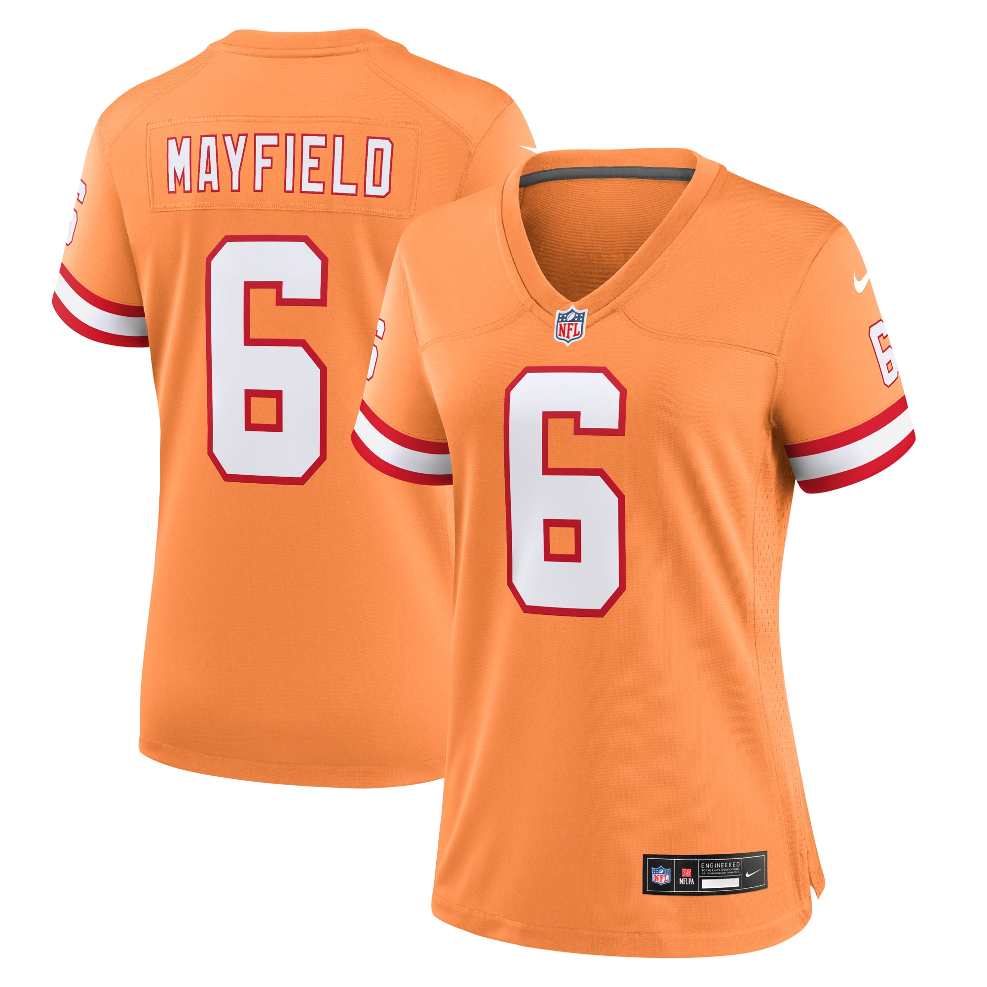 Baker Mayfield Tampa Bay Buccaneers Women's Throwback Game Jersey