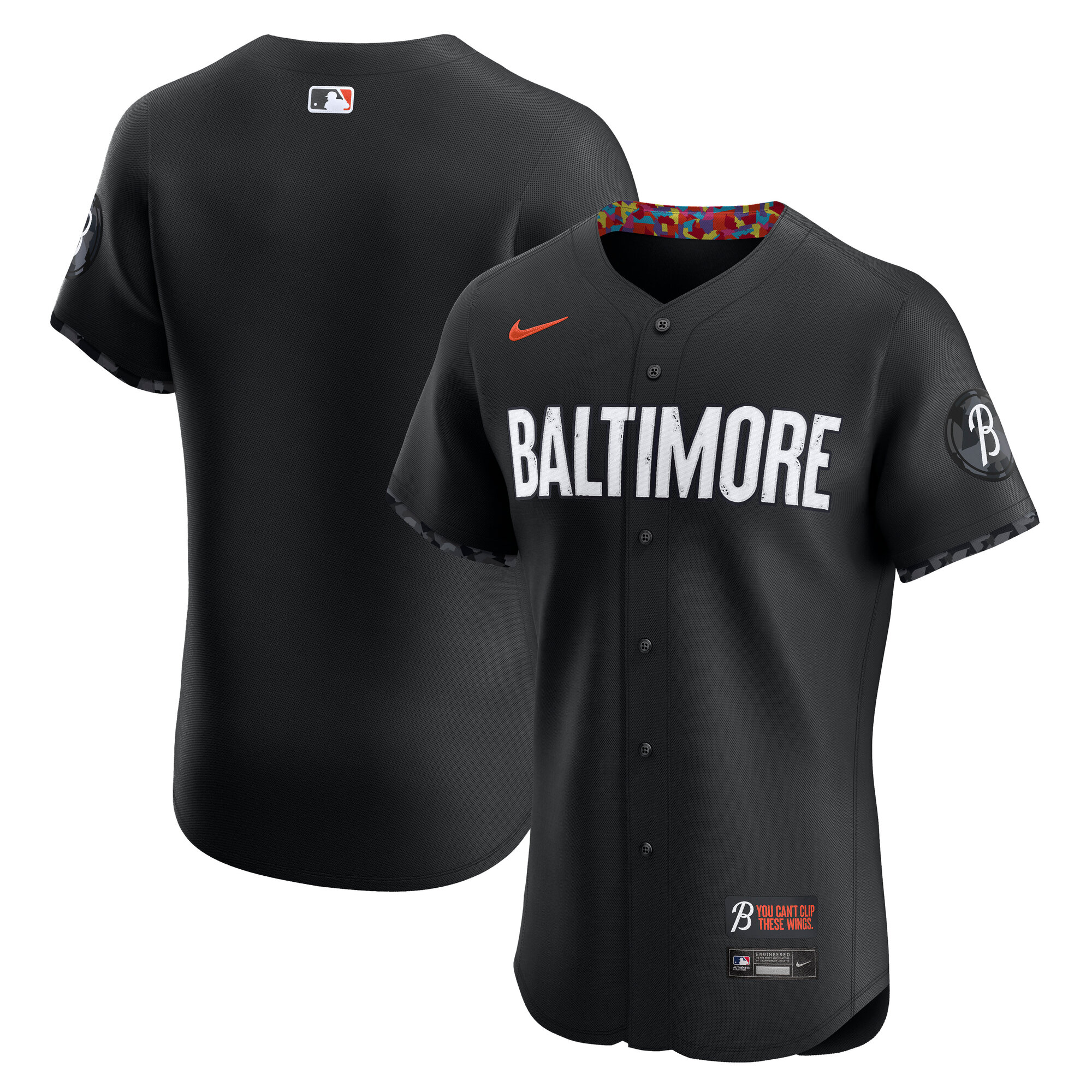 Baltimore Orioles City Connect Elite Jersey - Black