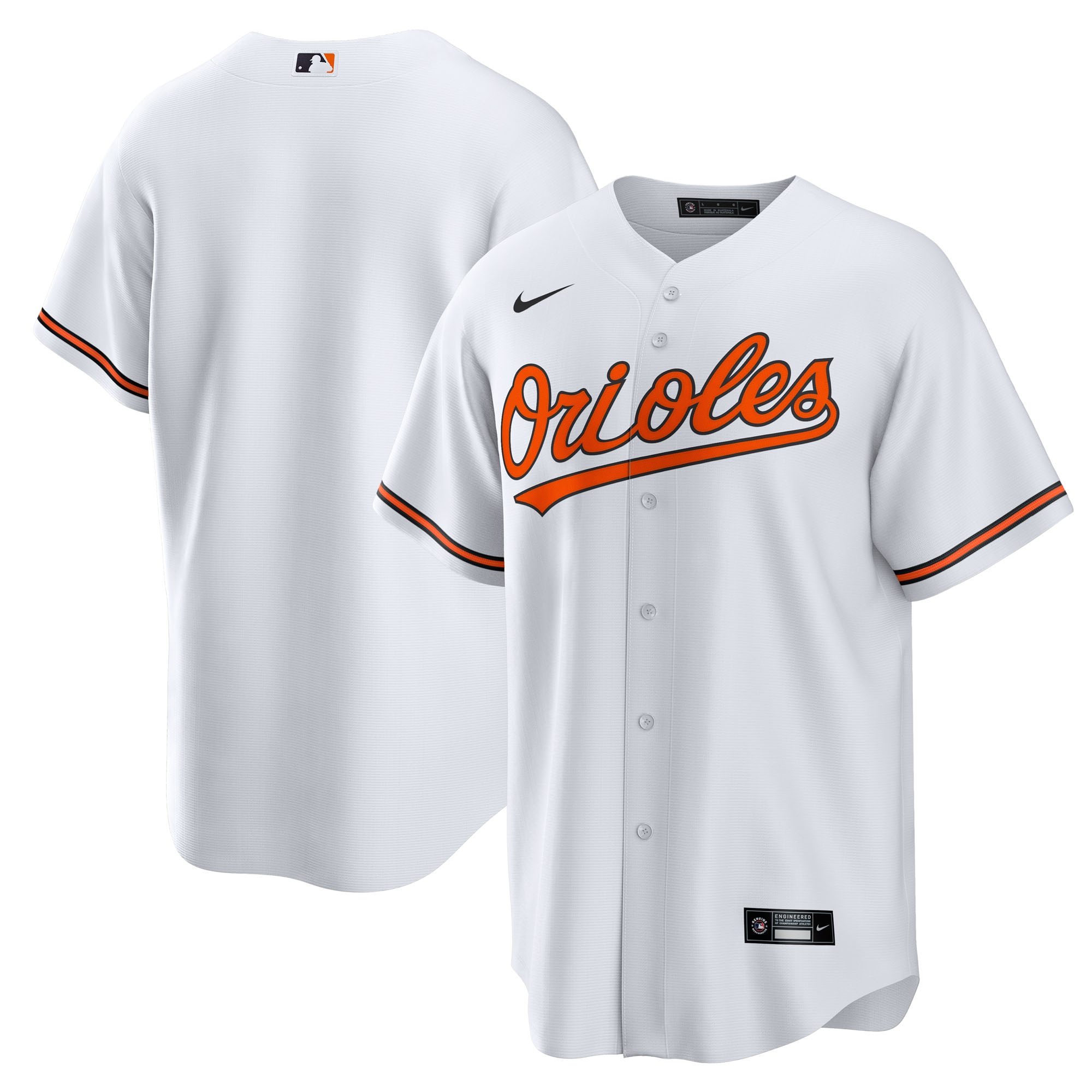 Baltimore Orioles Home Big & Tall Jersey - White