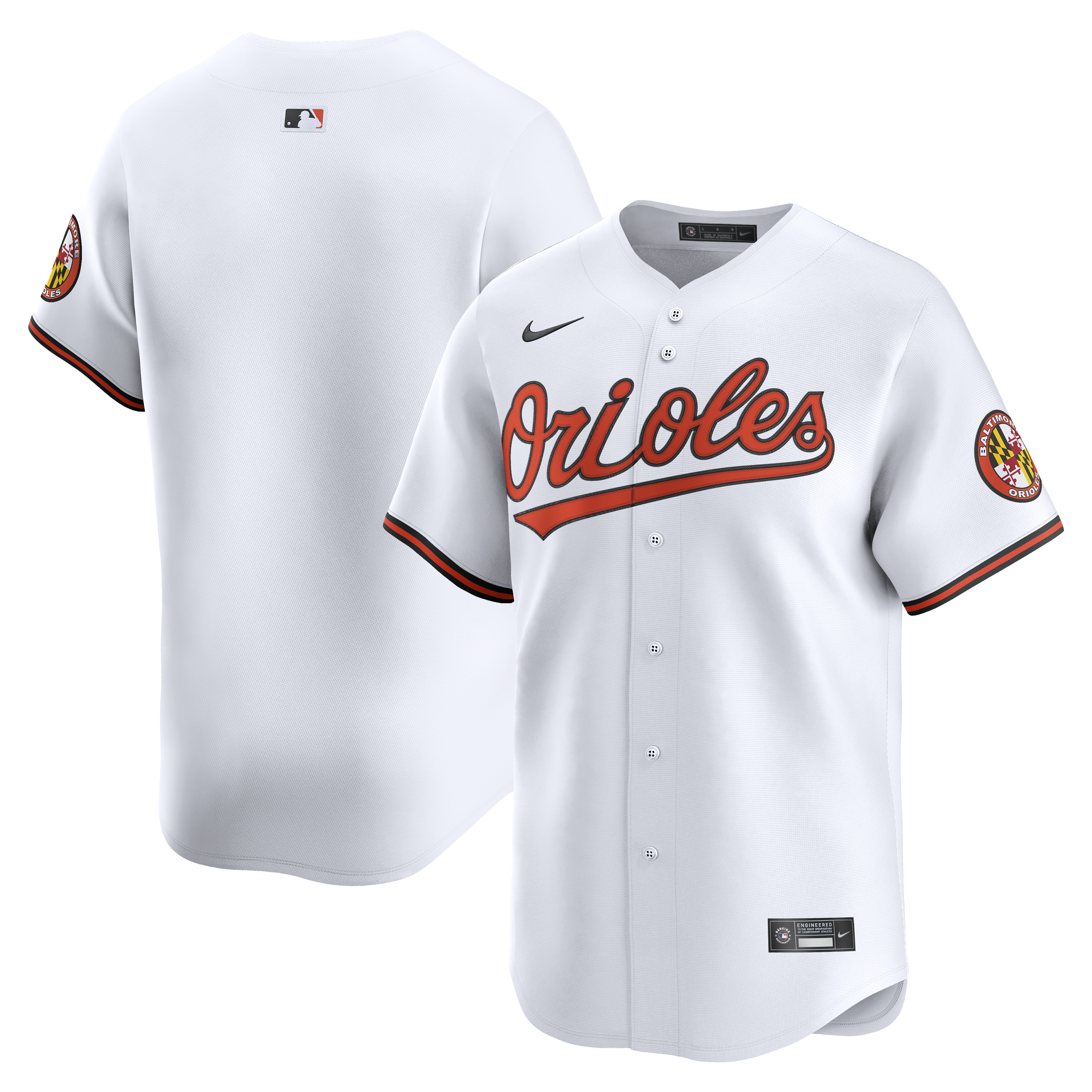 Baltimore Orioles Home Limited Jersey - White
