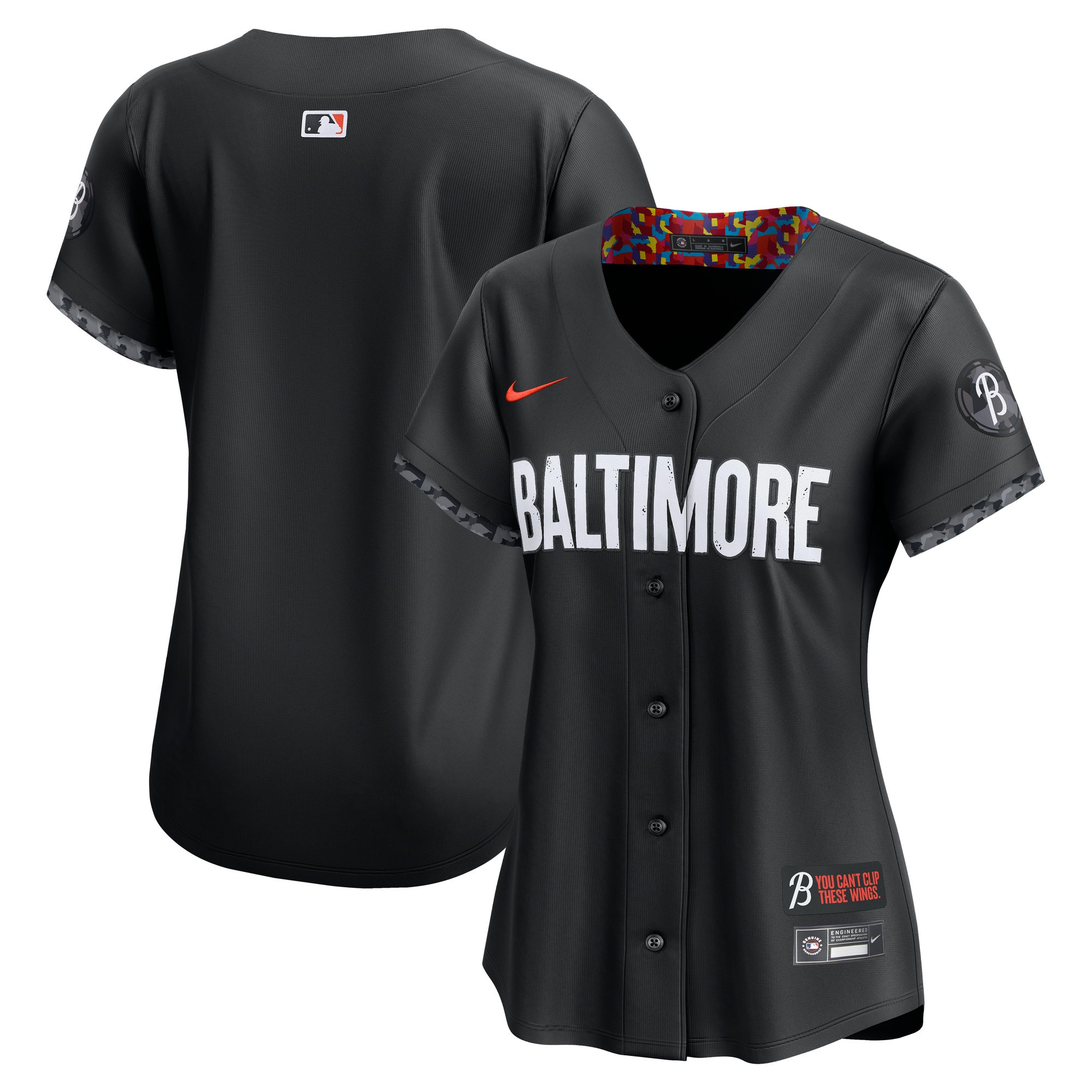 Baltimore Orioles Women's City Connect Limited Jersey - Black