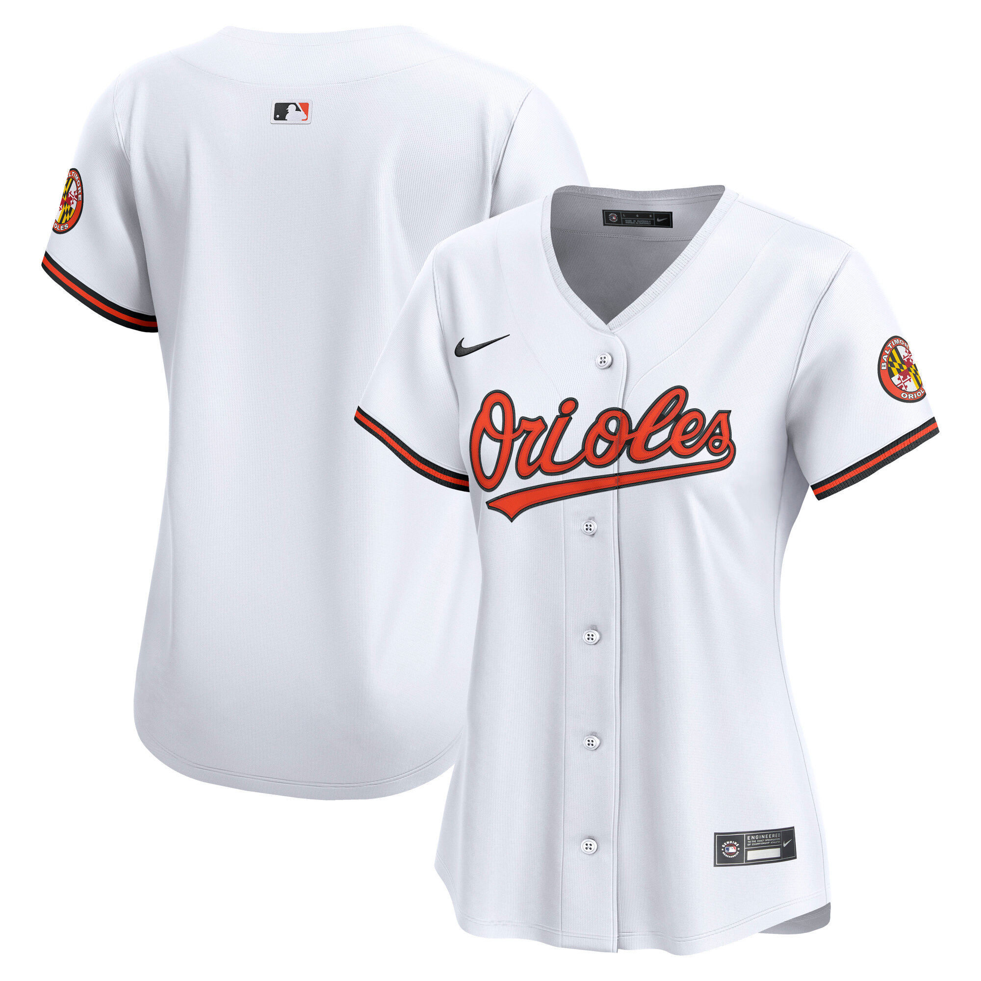 Baltimore Orioles Women's Home Limited Jersey - White