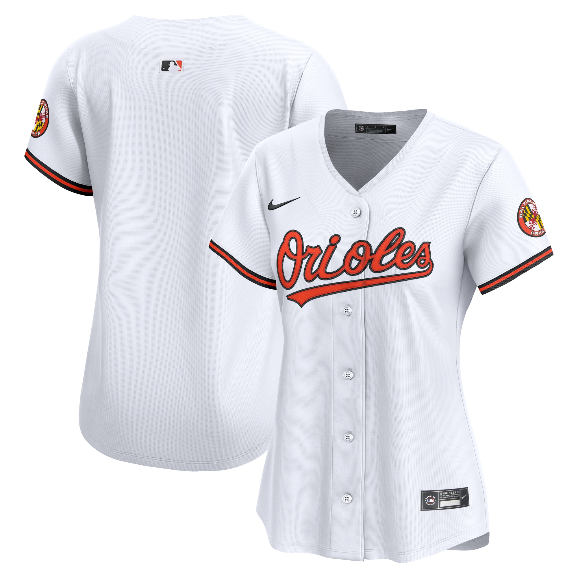 Baltimore Orioles Women's Home Limited Jersey - White