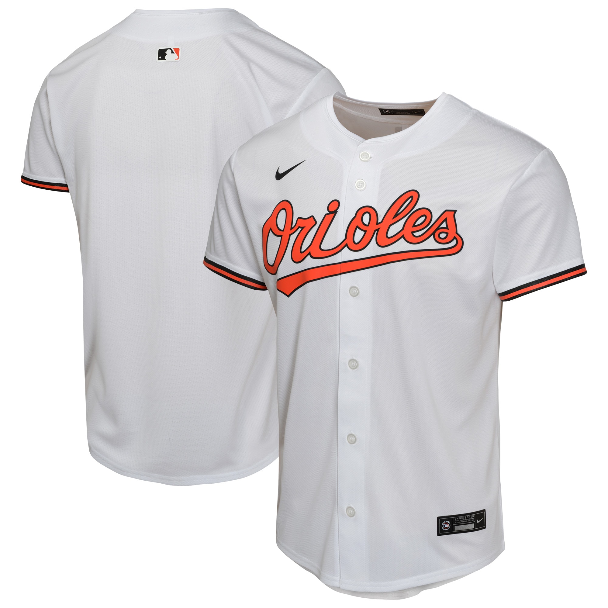 Baltimore Orioles Youth Home Game Jersey - White
