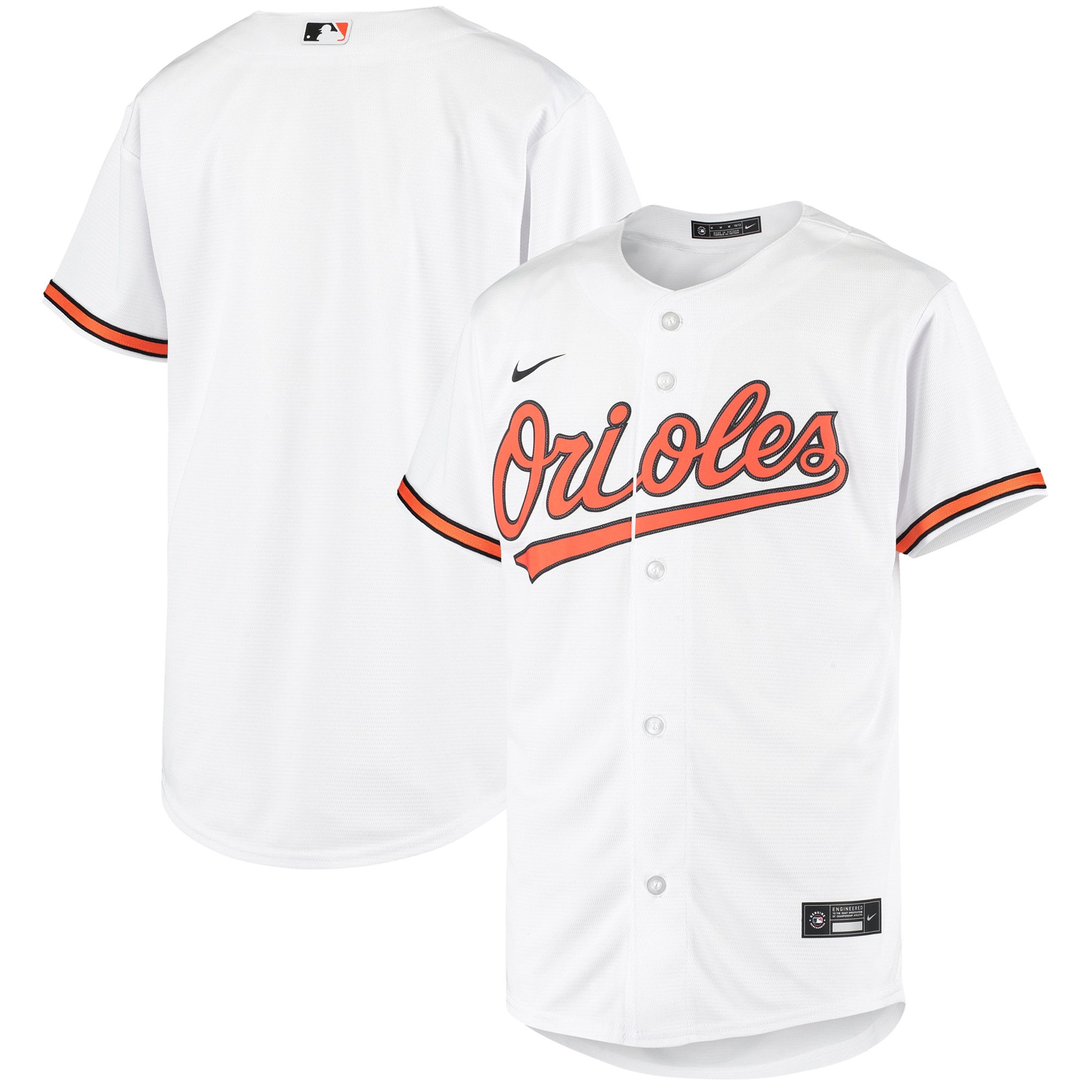 Baltimore Orioles Youth Home Team Jersey - White