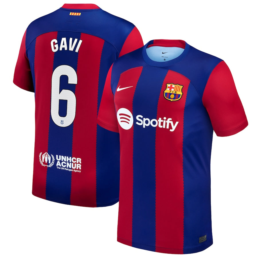 Barcelona Gavi Jersey 2023 - Nike FC Barcelona Gavi Jersey - 2023/24