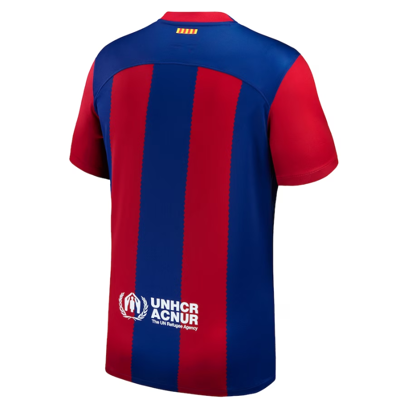 Alternative view of Barcelona Home Jersey 2024/25 - Nike - Blue & Red Stripes