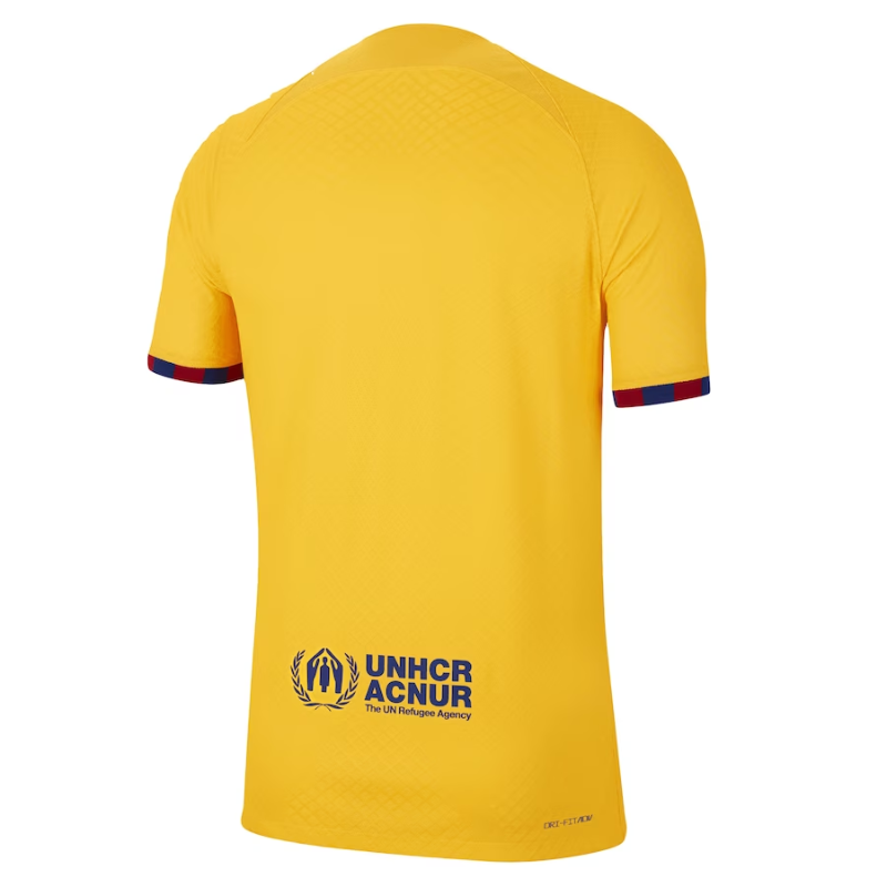 Alternative view of Barcelona Yellow Home Jersey - Nike Barcelona 2023/24 Yellow Home