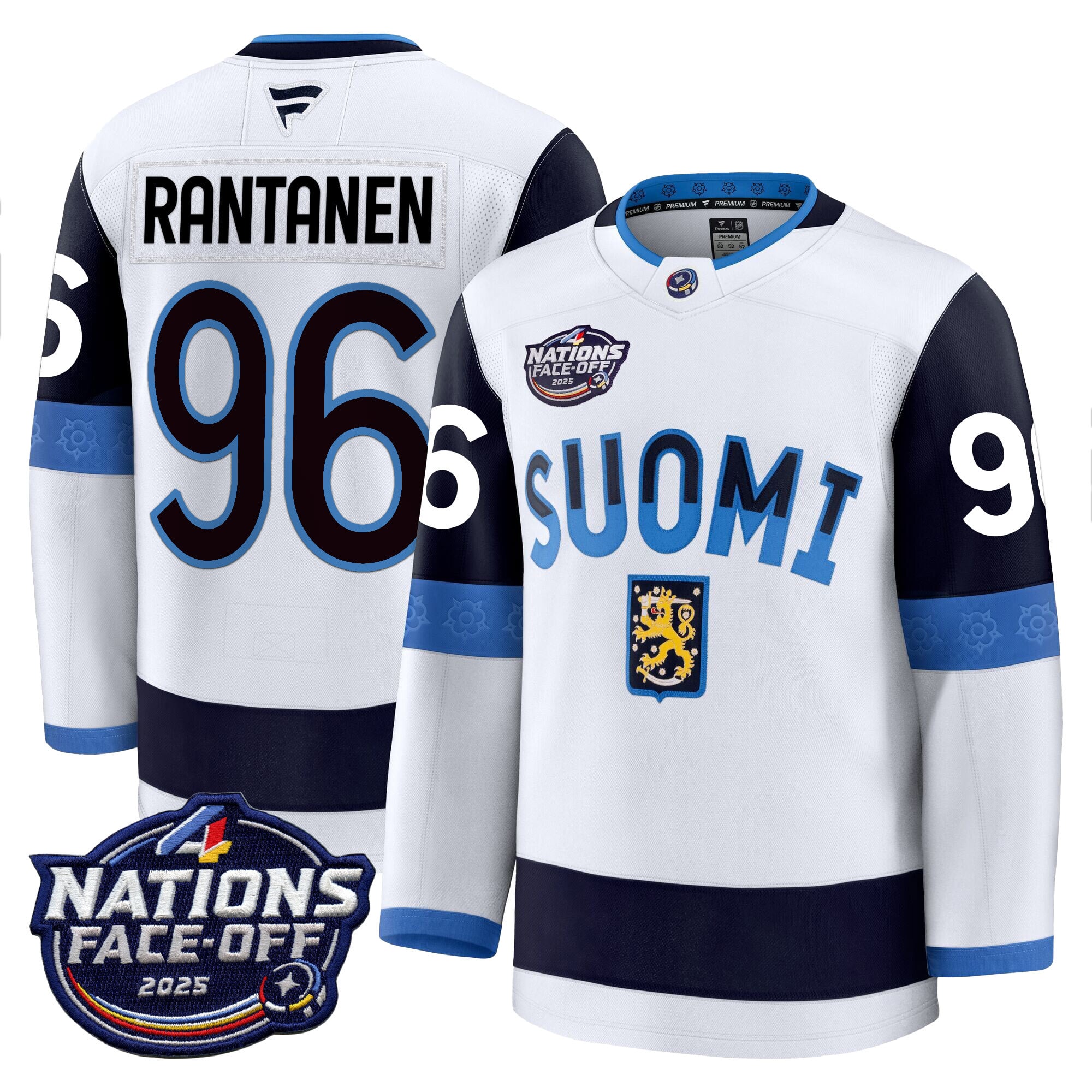 Alternative view of Barkov Finland Hockey Jersey - Fanatics Barkov #16 Finland Nations