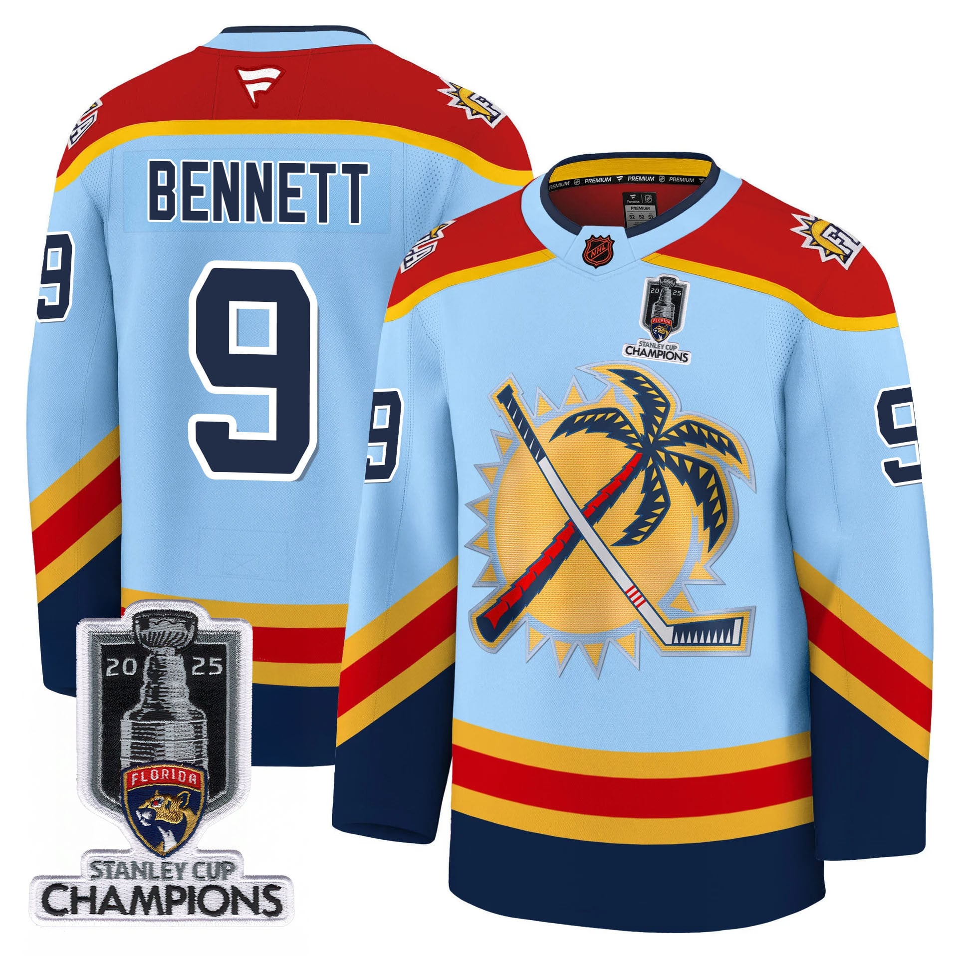 Alternative view of Barkov Panthers Champions Jersey - Barkov #16 Panthers Stanley Cup