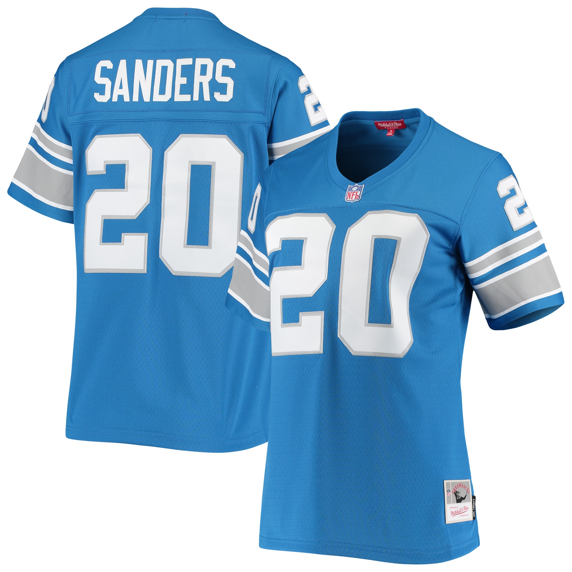 Barry Sanders Detroit Lions Women's 1996 Legacy Jersey - Blue