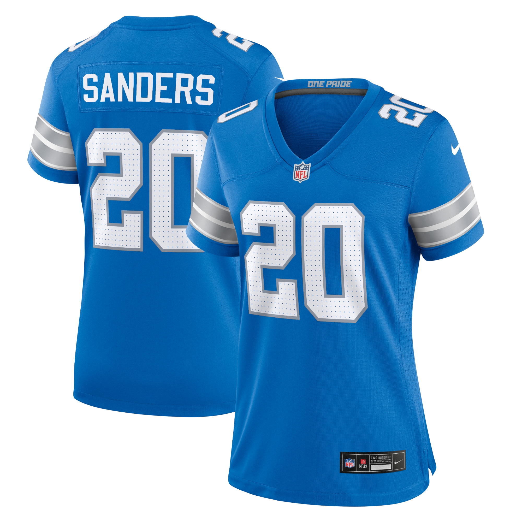 Barry Sanders Detroit Lions Women's Retired Player Game Jersey