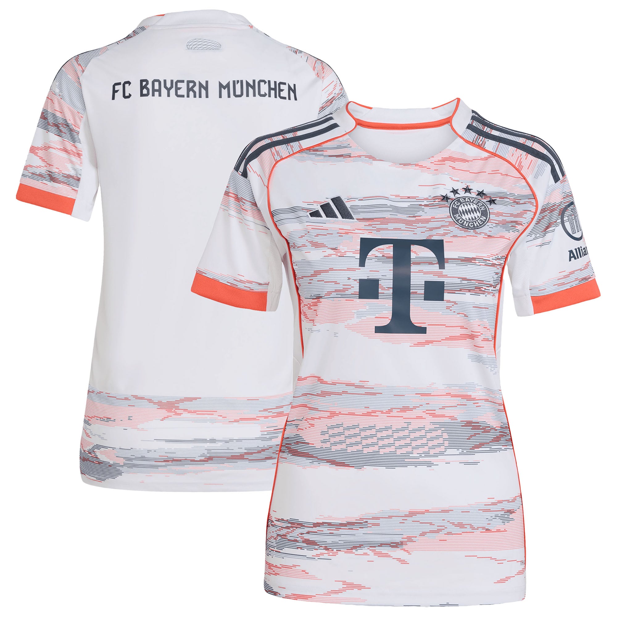 Bayern Munich Women's 2025/26 Away Jersey - White