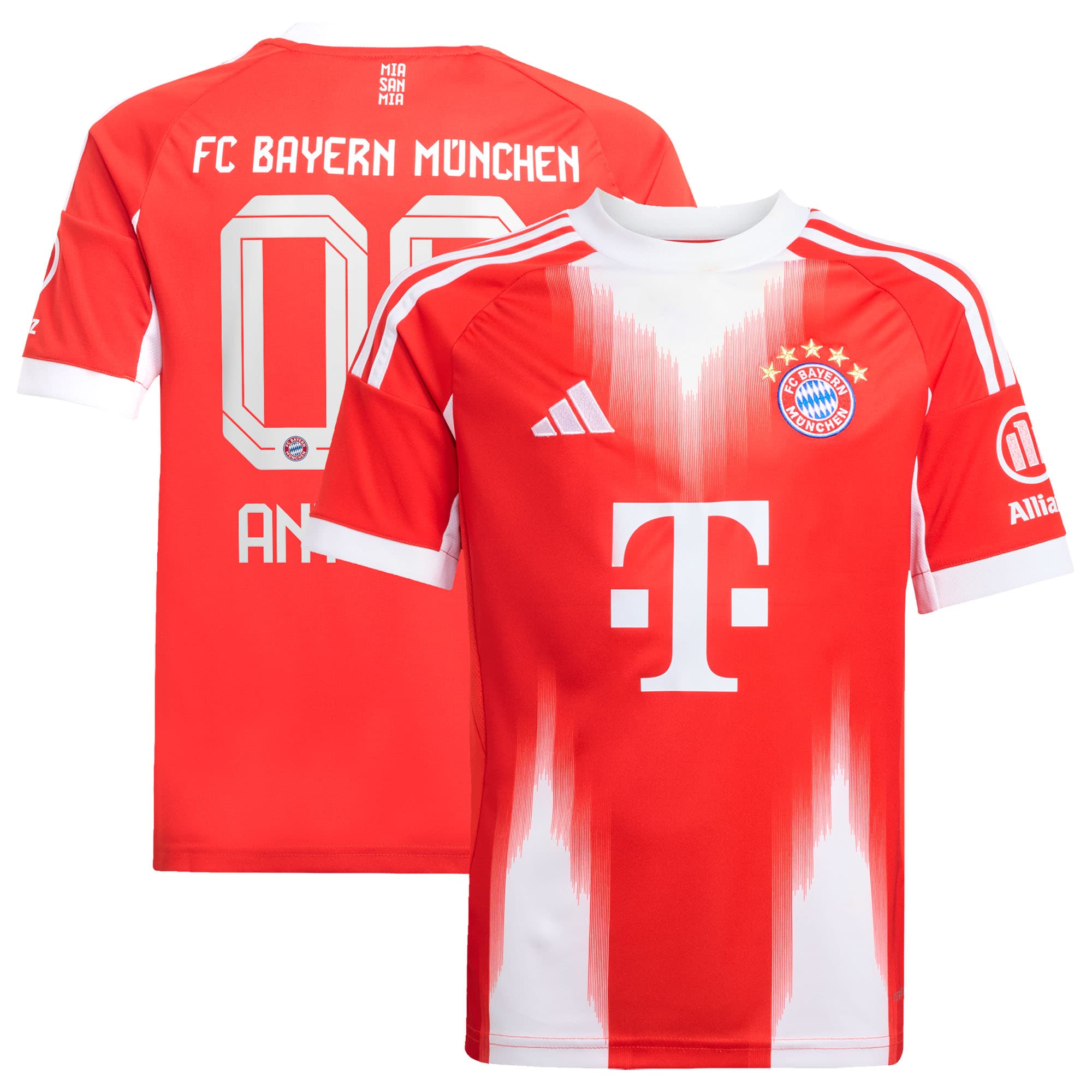 Bayern Munich Youth 2025/26 Home Custom Jersey - Red