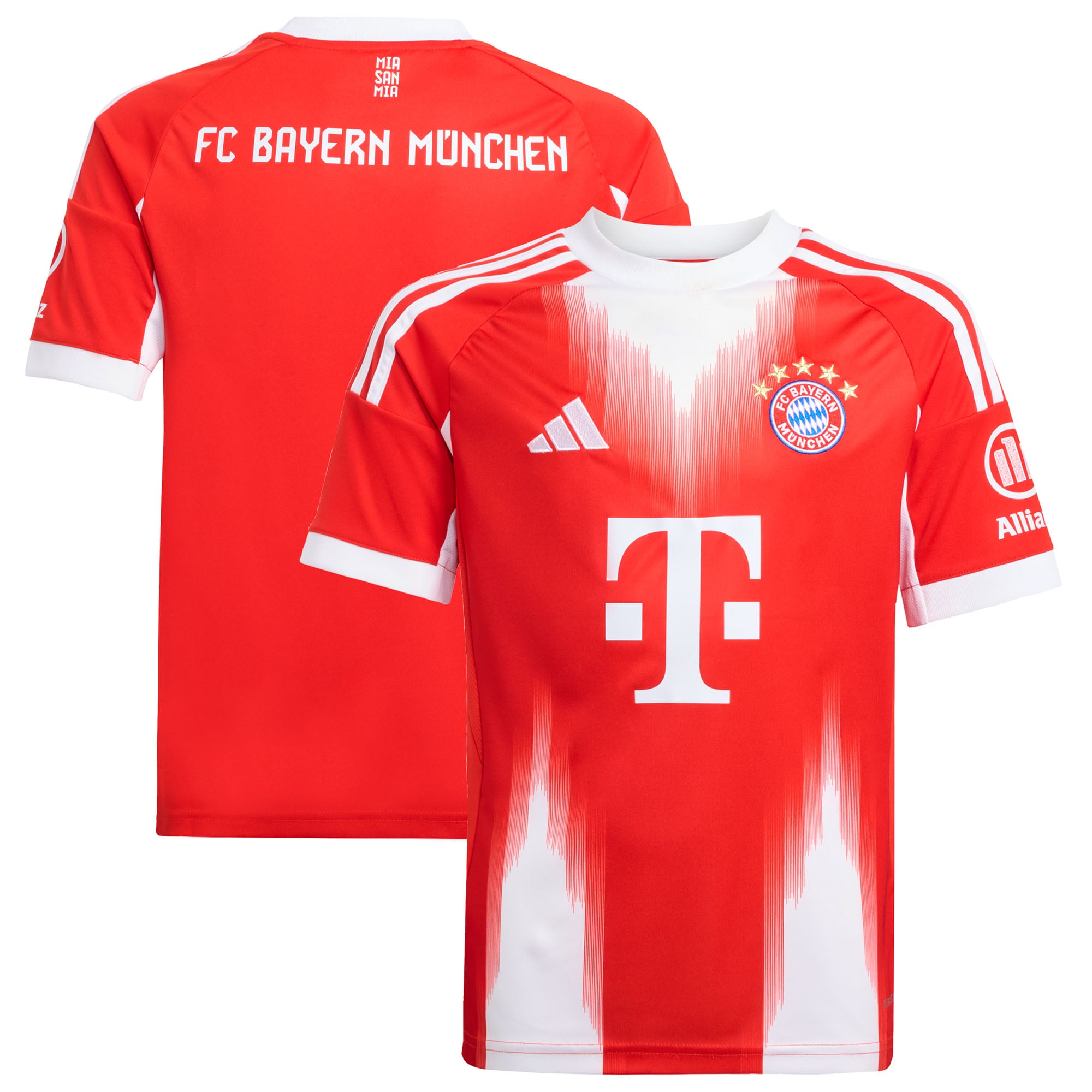 Bayern Munich Youth 2025/26 Home Jersey - Red
