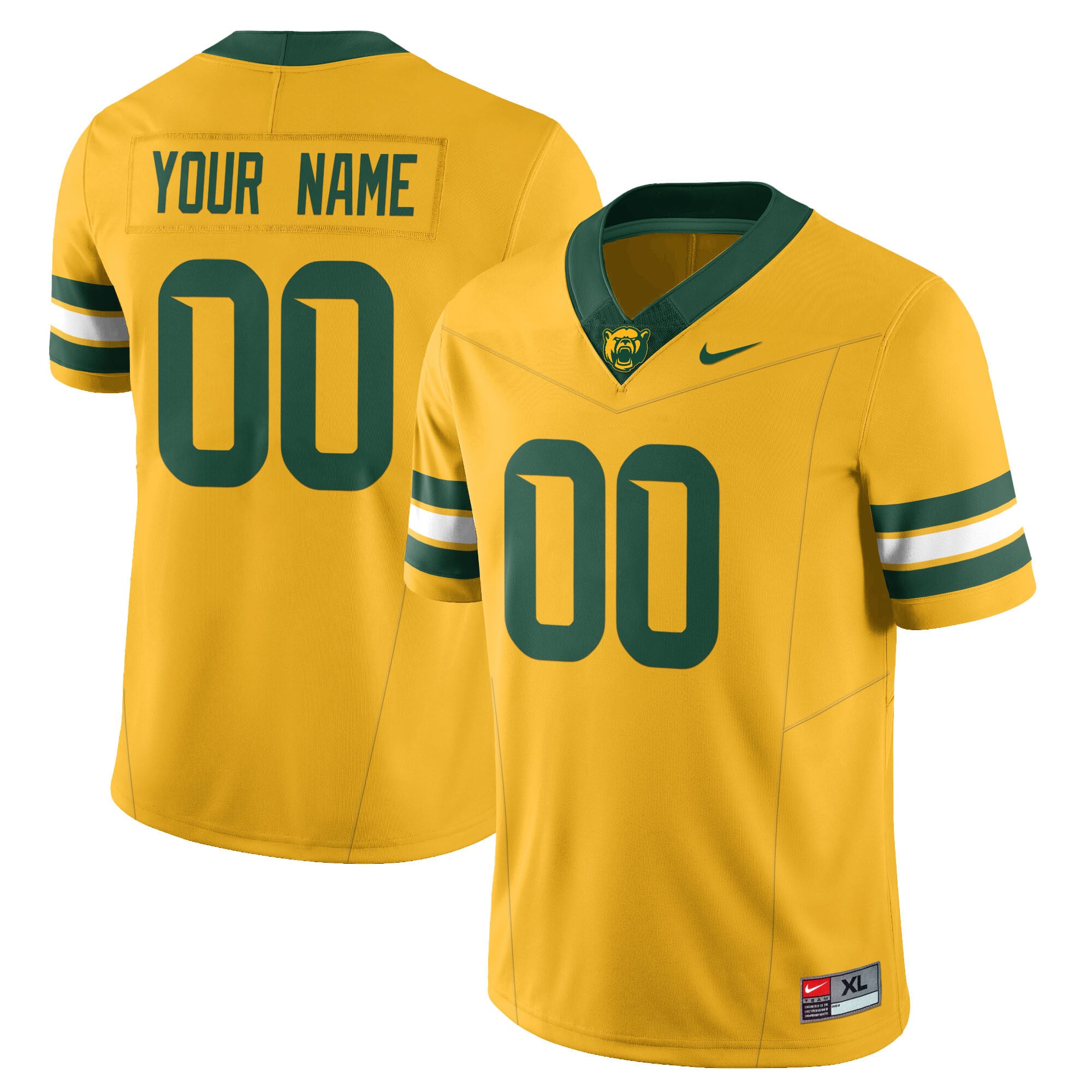 Baylor Bears Gold Jersey - Nike Baylor Bears Gold Football Jersey