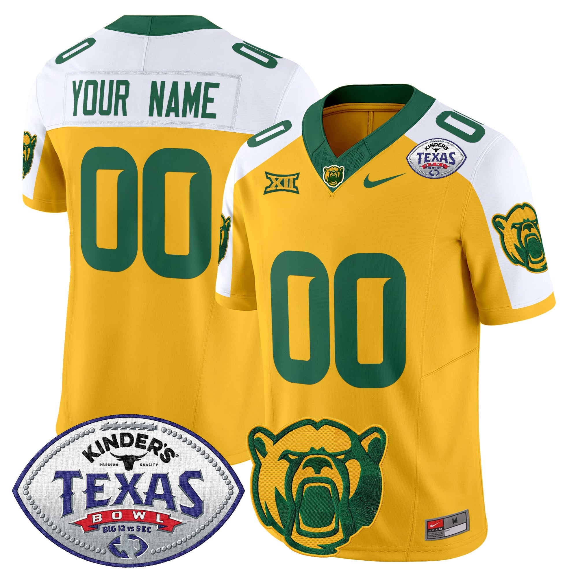 Alternative view of Baylor Bears Green Jersey nike - Nike Baylor Bears Green Jersey