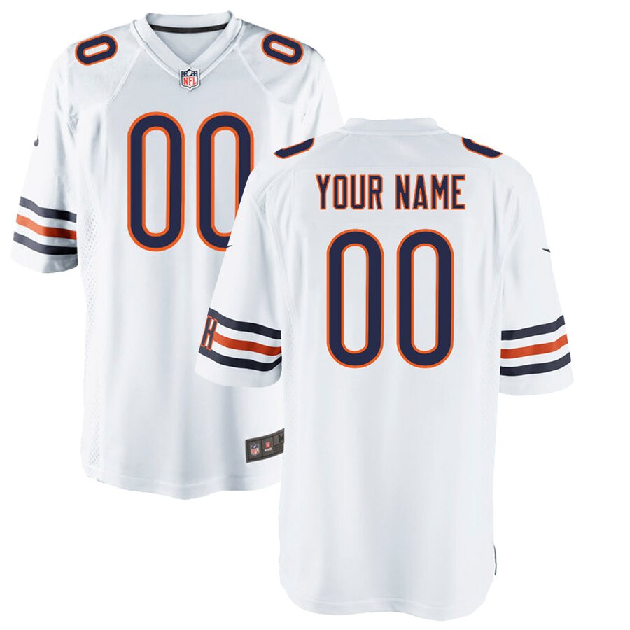 Bears White Custom Jersey - Nike - Personalize Your Name!