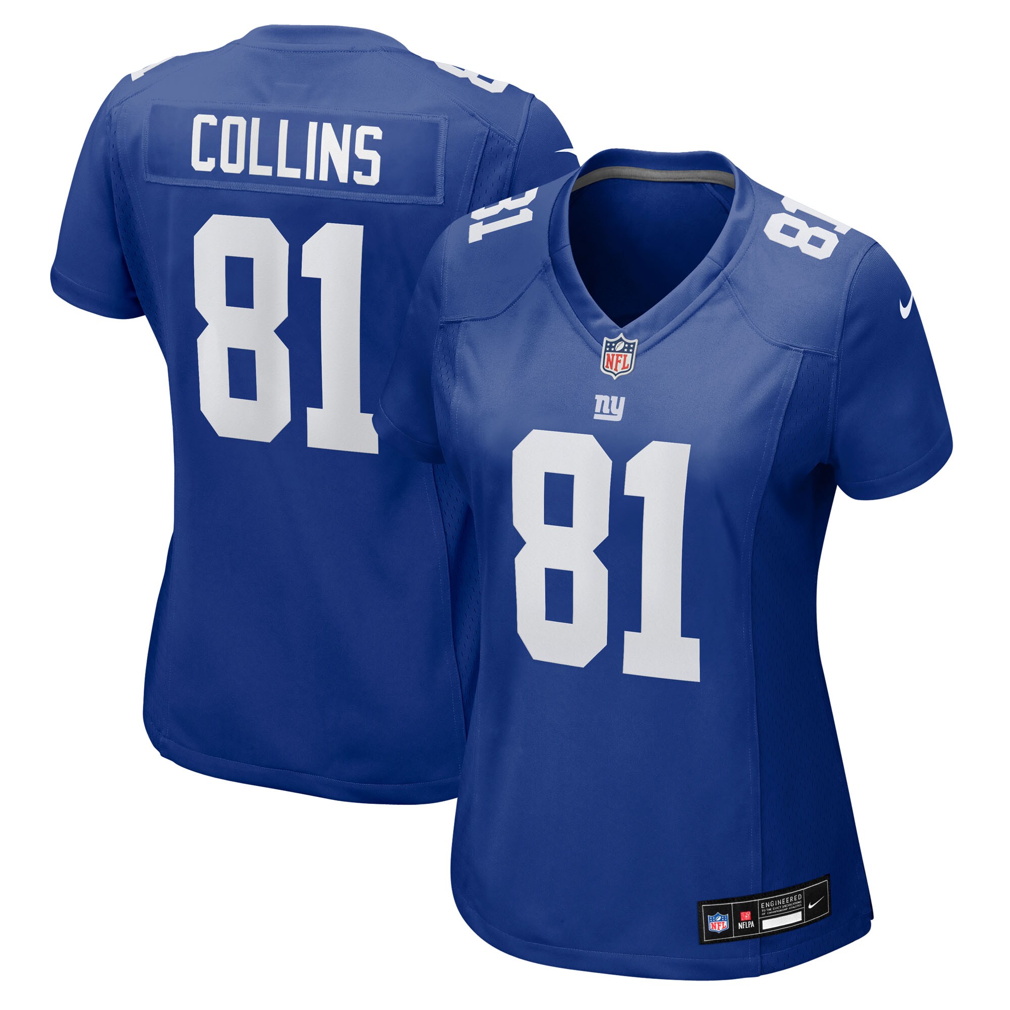 Beaux Collins New York Giants Women's Team Game Jersey - Royal