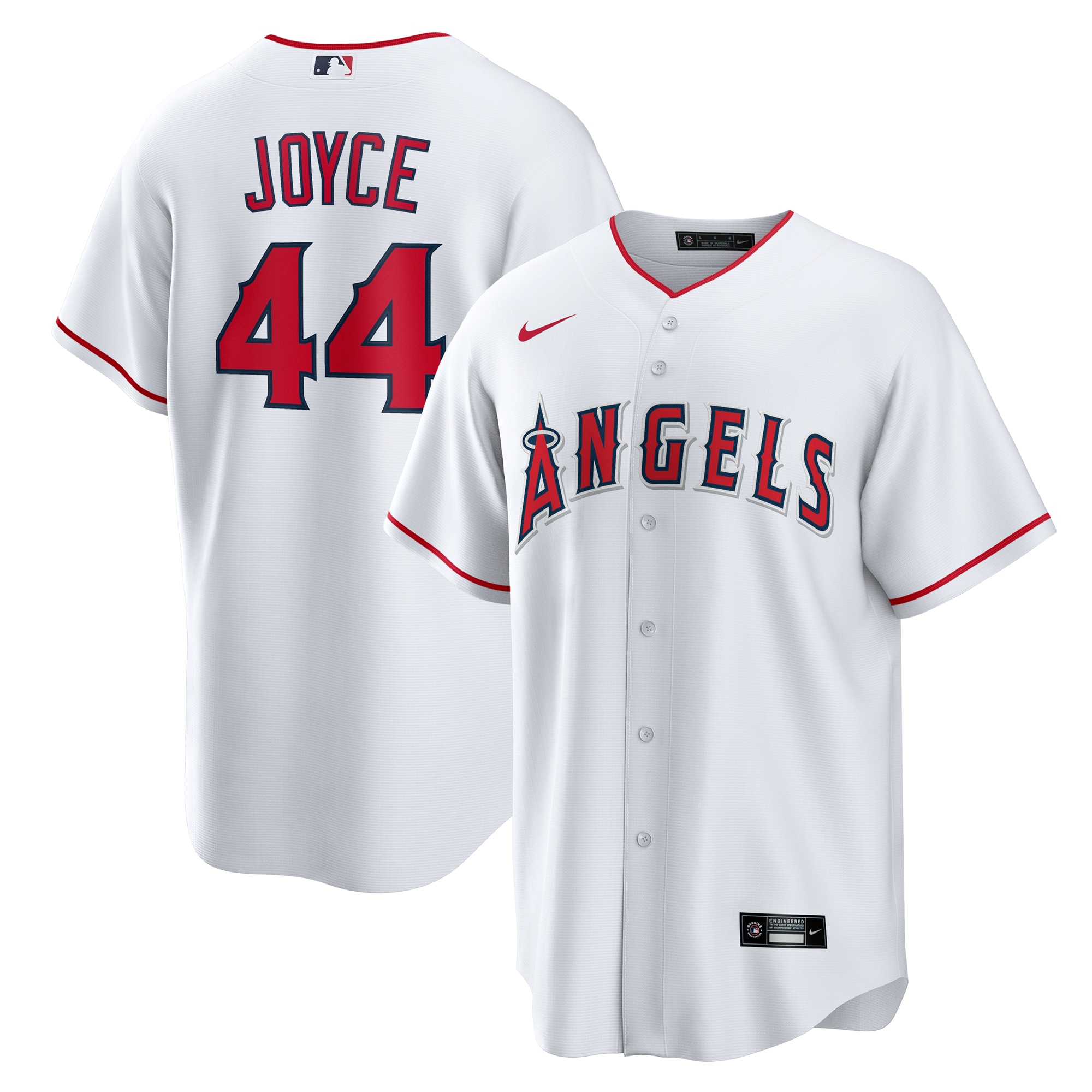 Ben Joyce Los Angeles Angels Home Jersey - White