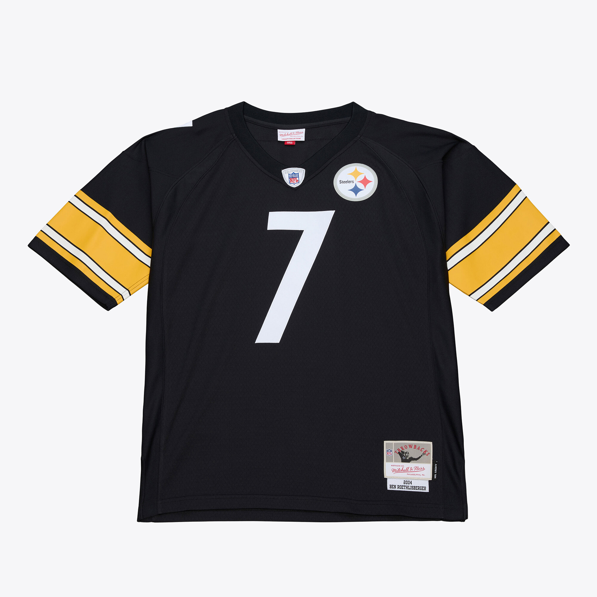 Ben Roethlisberger Pittsburgh Steelers 2004 Big & Tall Legacy Retired Player Jersey - Black