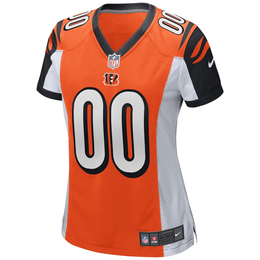 Alternative view of Bengals Orange Women’s Jersey - Nike Bengals Orange Women’s Custom