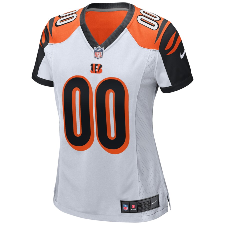 Alternative view of Bengals White Custom Jersey - Nike - NFL Football