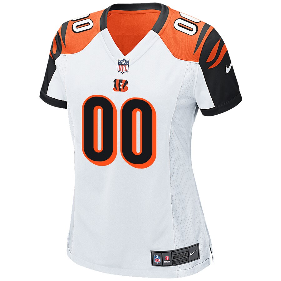 Alternative view of Bengals White Custom Jersey nike personalize - Nike Bengals White