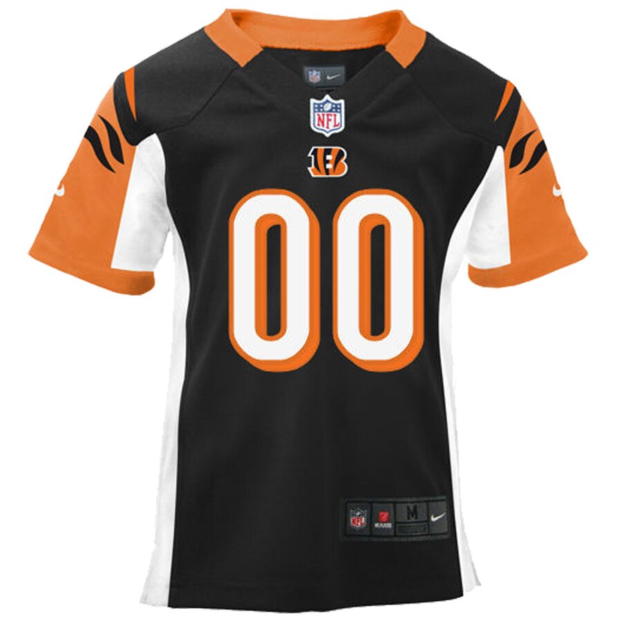 Alternative view of Bengals Youth Black Custom Jersey - Nike - Personalized