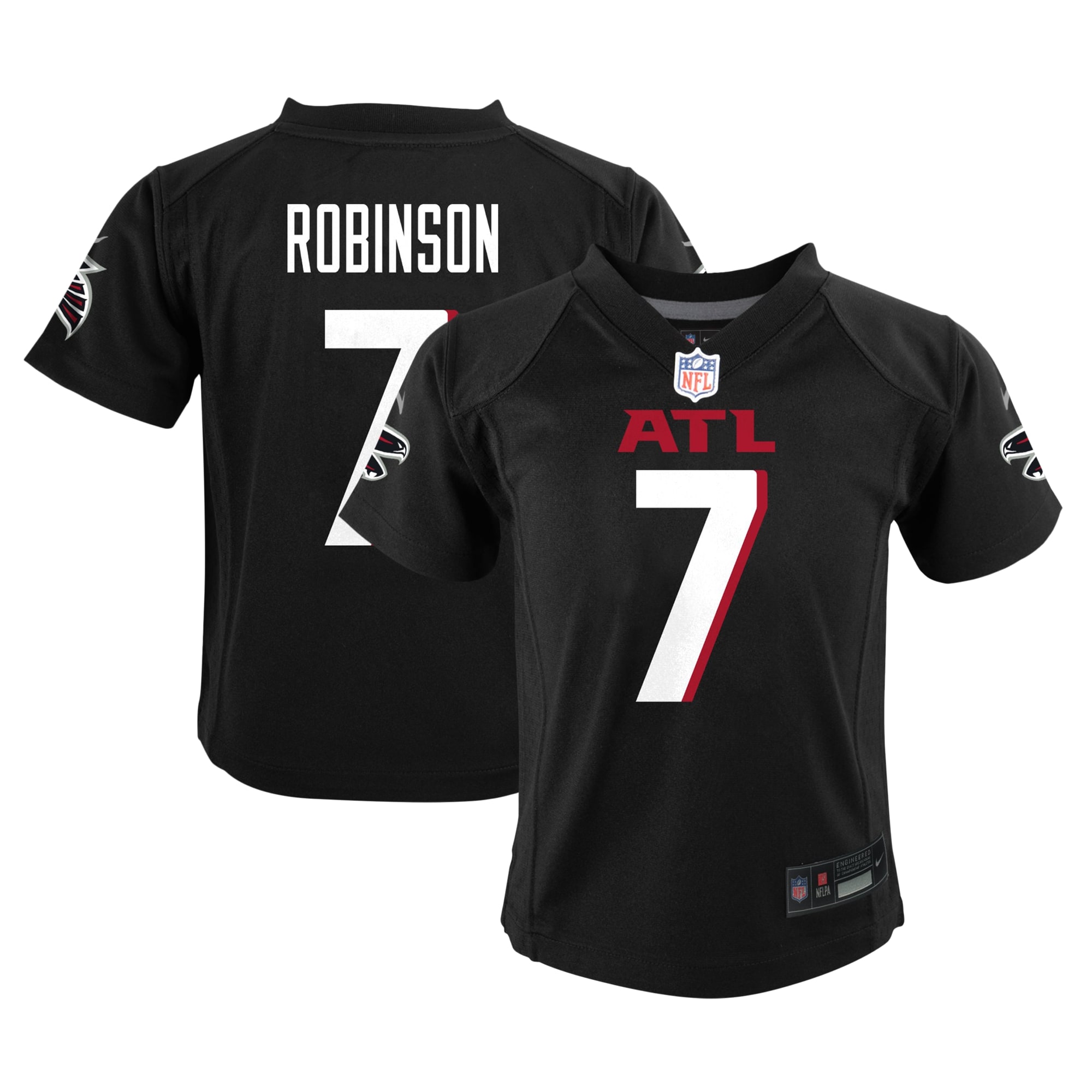 Bijan Robinson Atlanta Falcons Toddler Game Jersey - Black