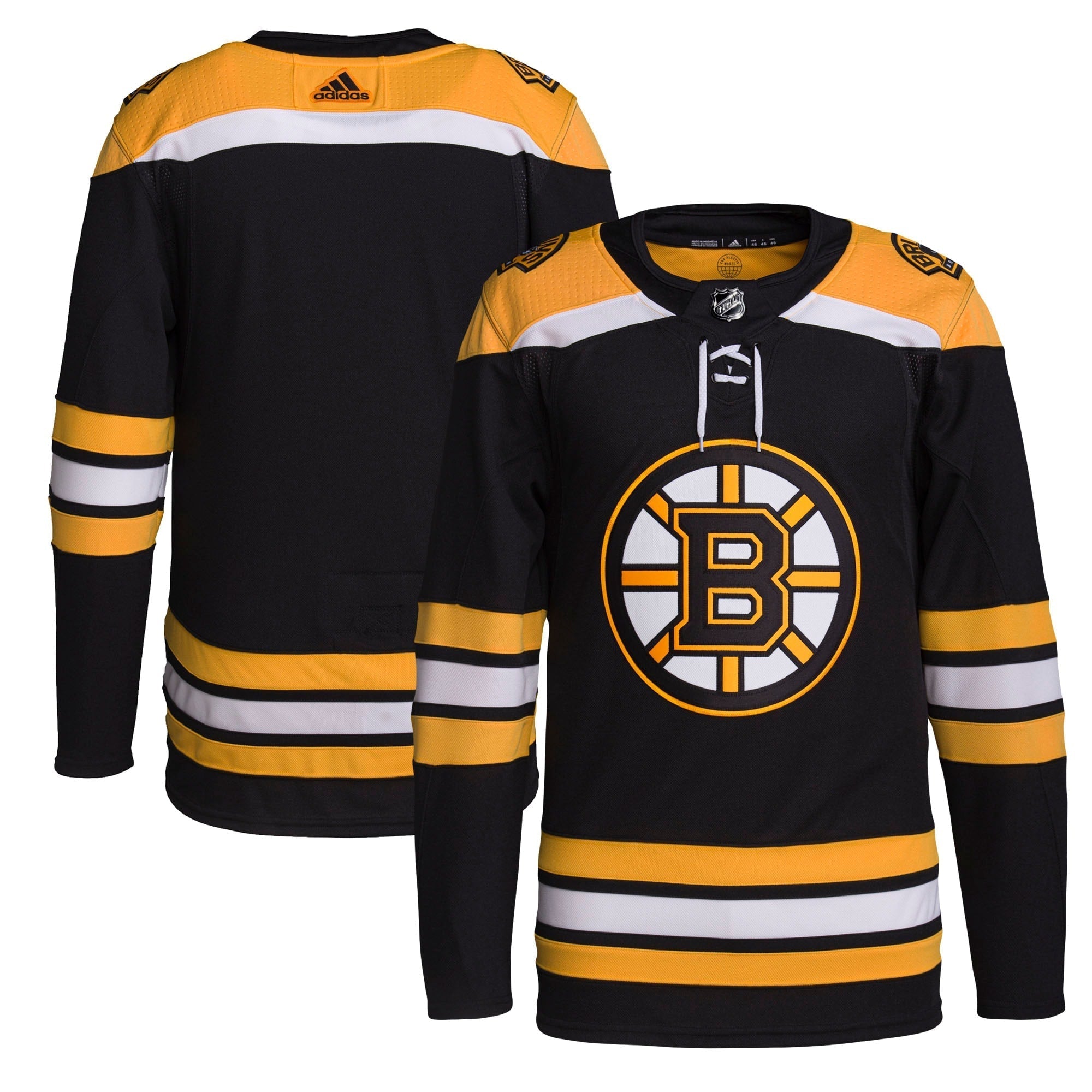 black Adidas Bruins Home Jersey - Adidas Bruins Home Jersey - Black &