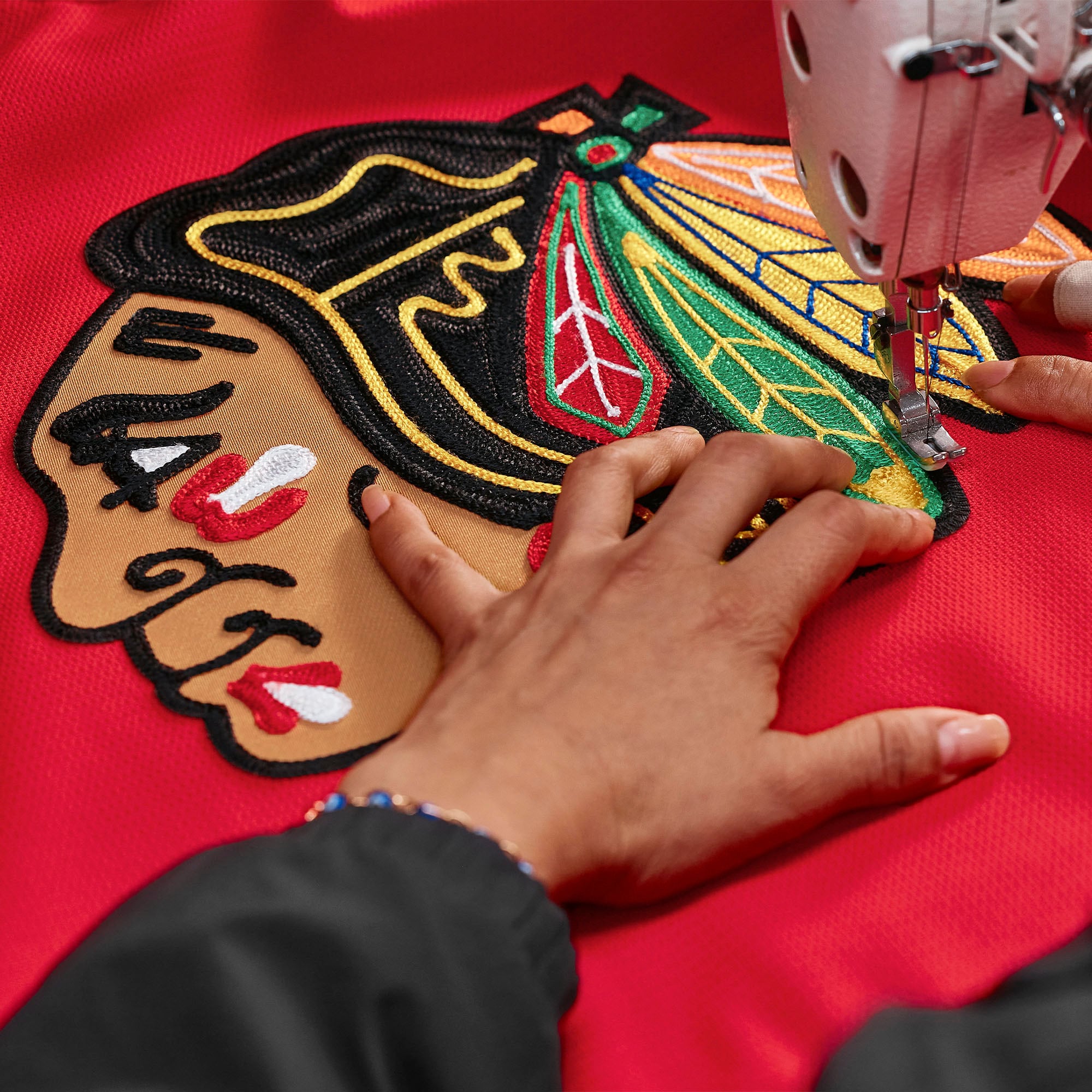 Alternative view of Blackhawks Authentic Pro Red Jersey: Ultimate 2024 Fanatics NHL Home Gear