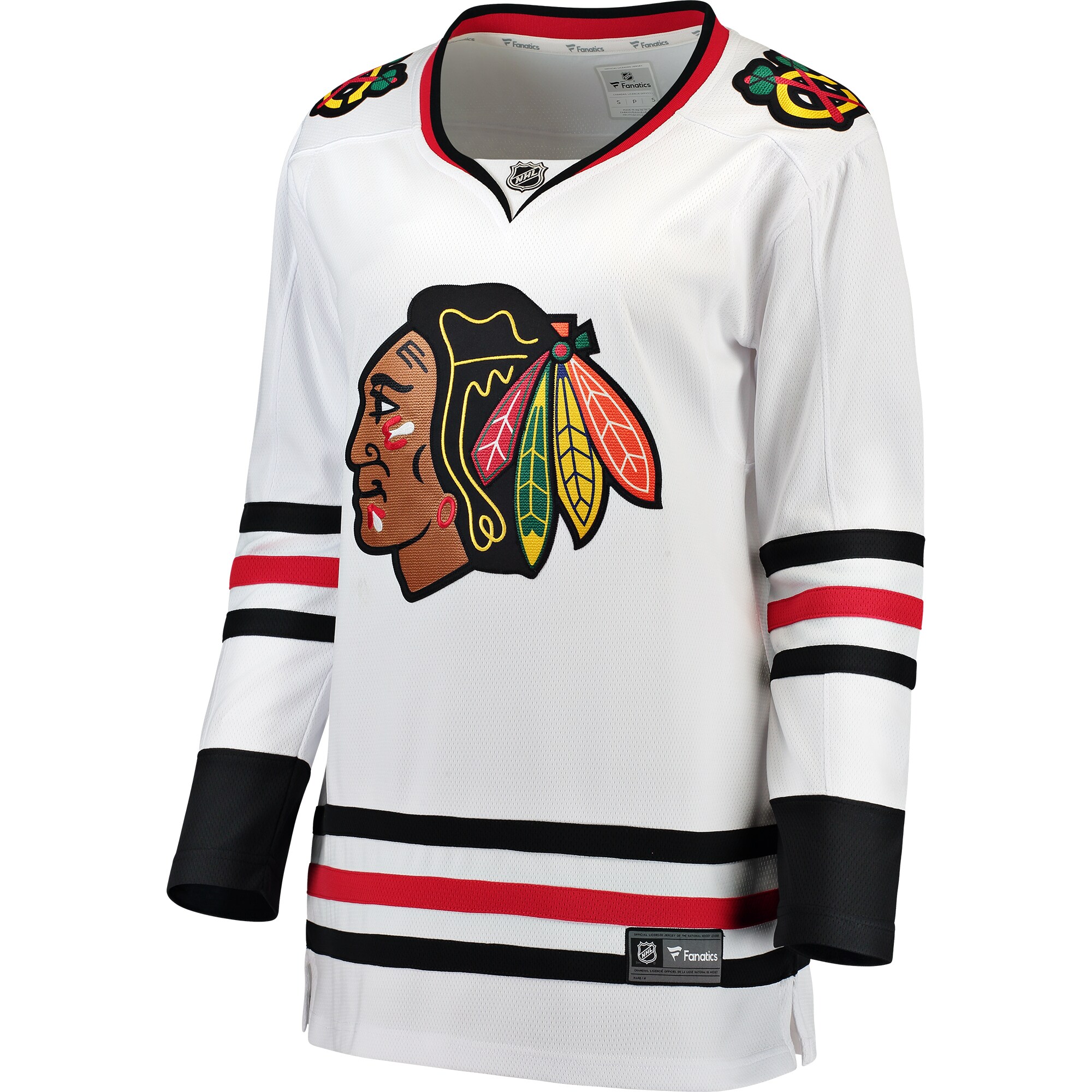 Alternative view of Blackhawks White NHL Jersey - Fanatics Blackhawks White Jersey