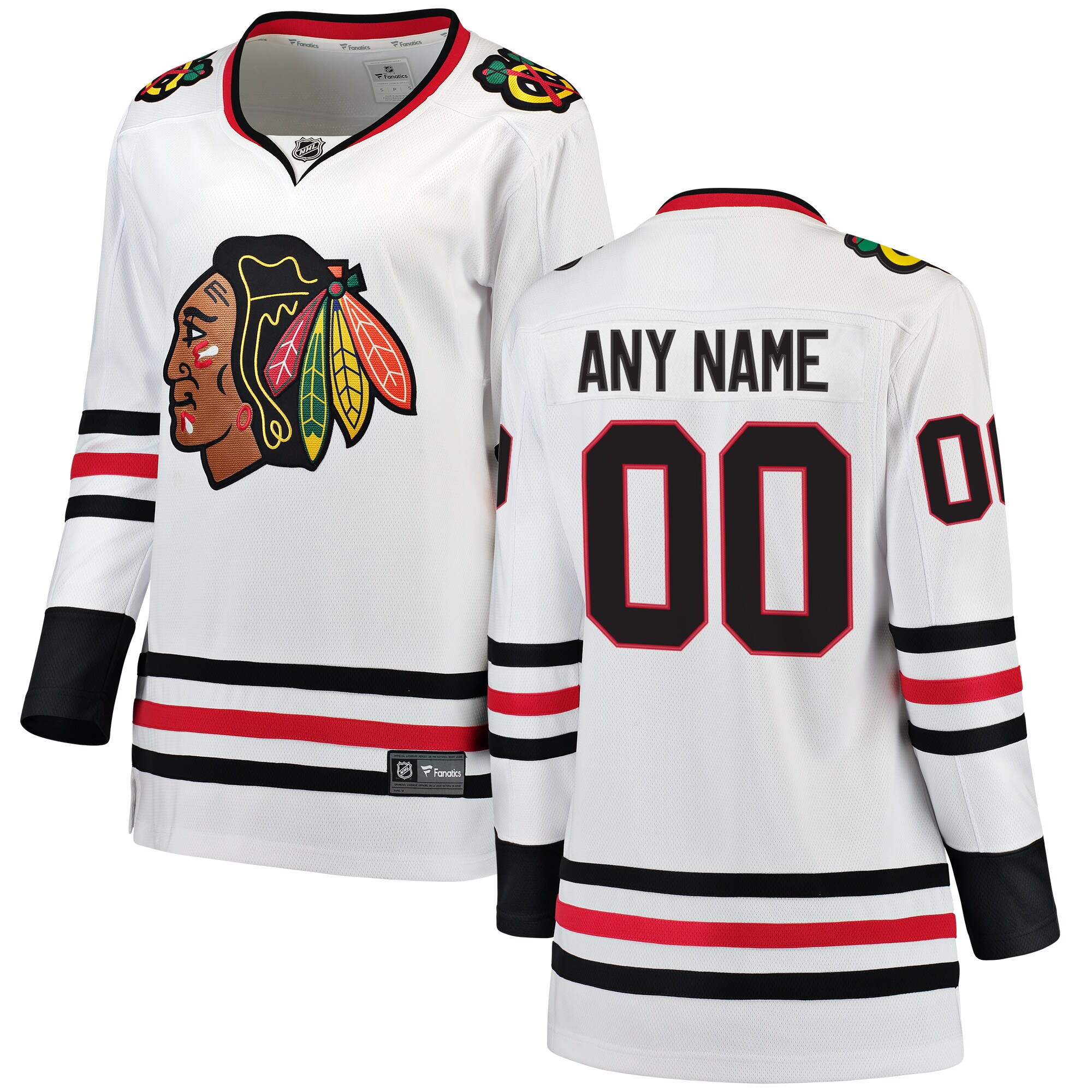 Blackhawks White NHL Jersey - Fanatics Blackhawks White Jersey