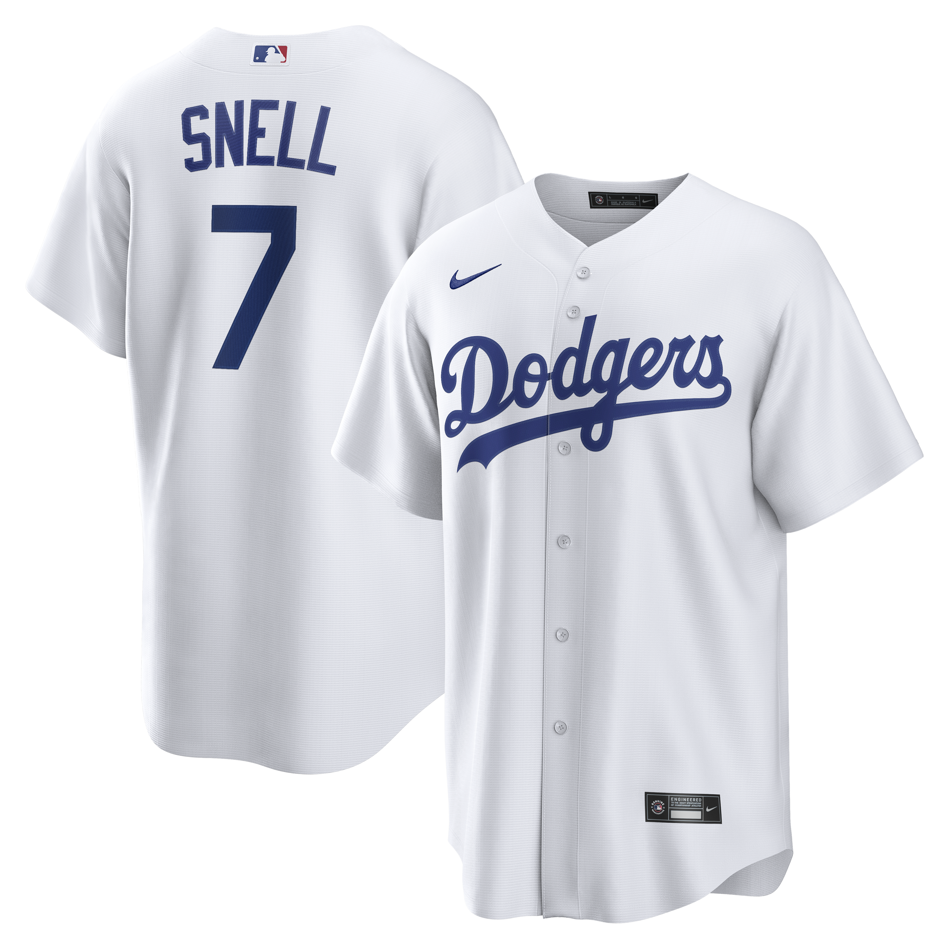 Blake Snell Los Angeles Dodgers Home Jersey - White