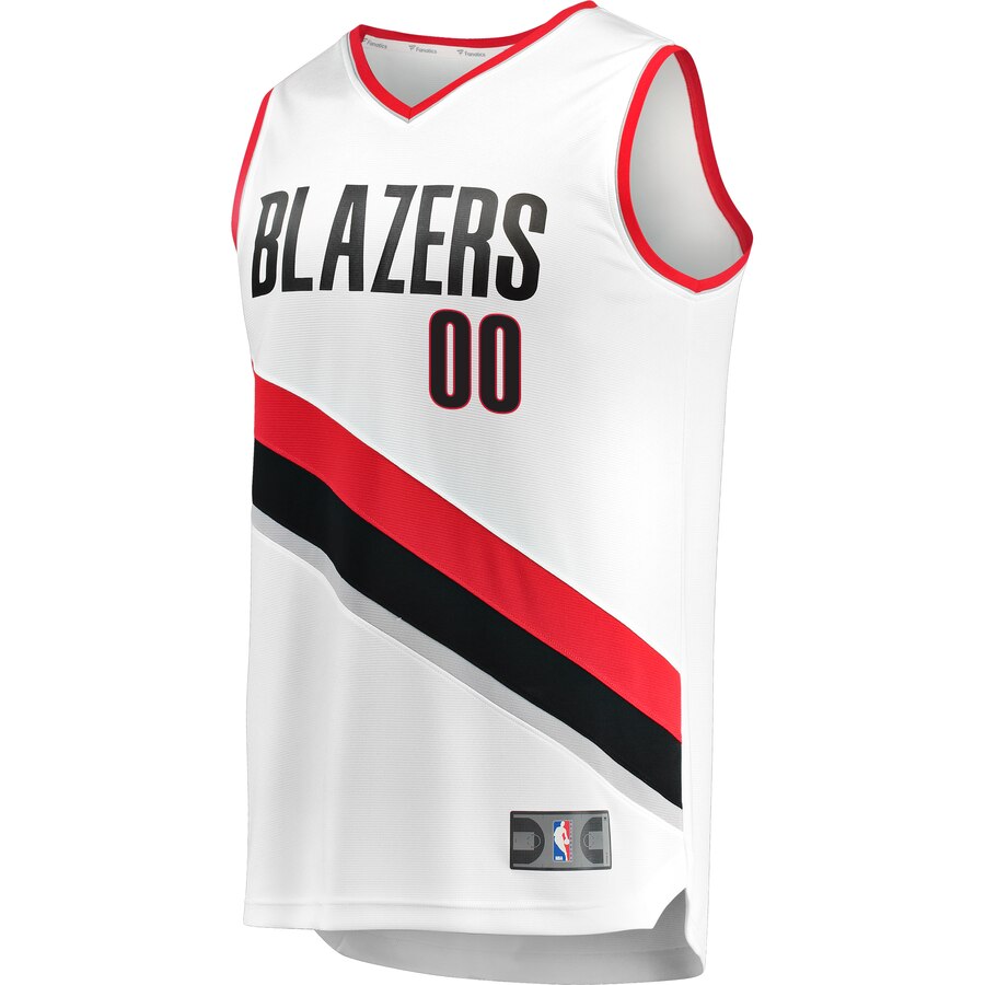 Alternative view of Blazers Custom White Jersey - Fanatics - Personalized