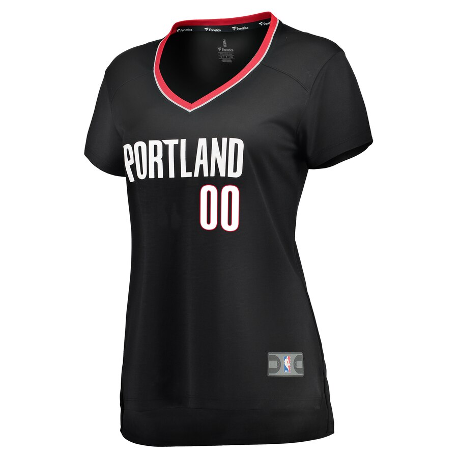 Alternative view of Blazers Women’s Black Custom Jersey - Fanatics - Replica