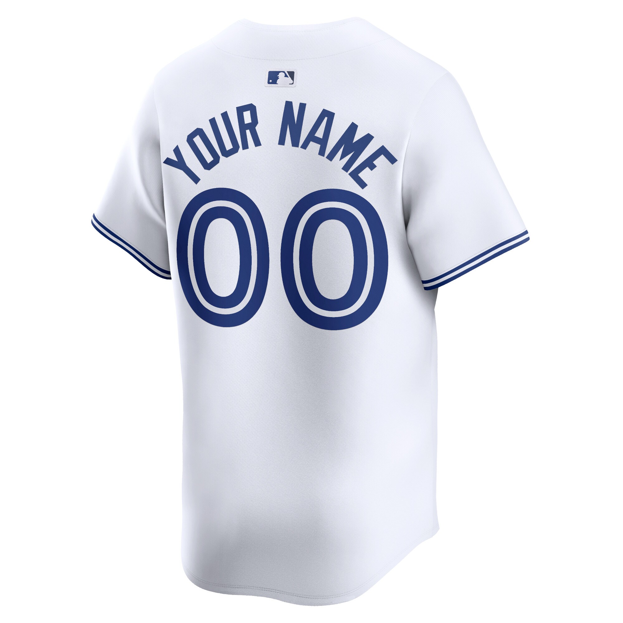 Alternative view of Blue Jays Personalized White Jersey - Nike - Authentic MLB