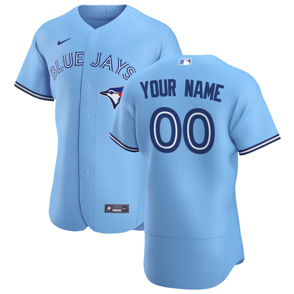 Blue Jays Powder Blue Custom Jersey - Nike - Personalized