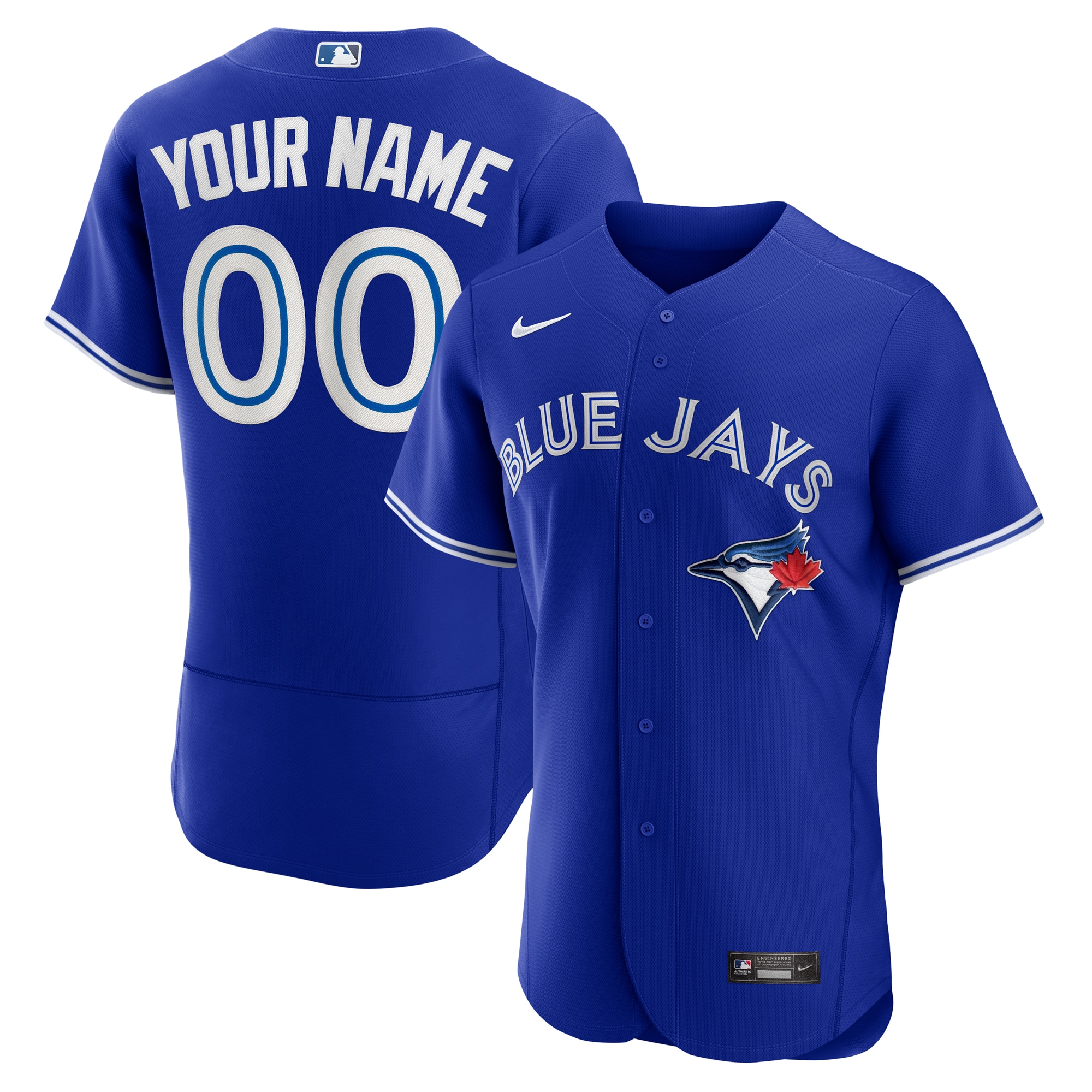 Blue Jays Royal Custom Jersey - Nike Toronto Blue Jays Royal Blue