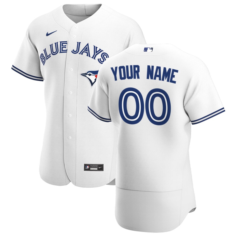 Blue Jays White Custom Jersey nike - Nike Blue Jays White Custom