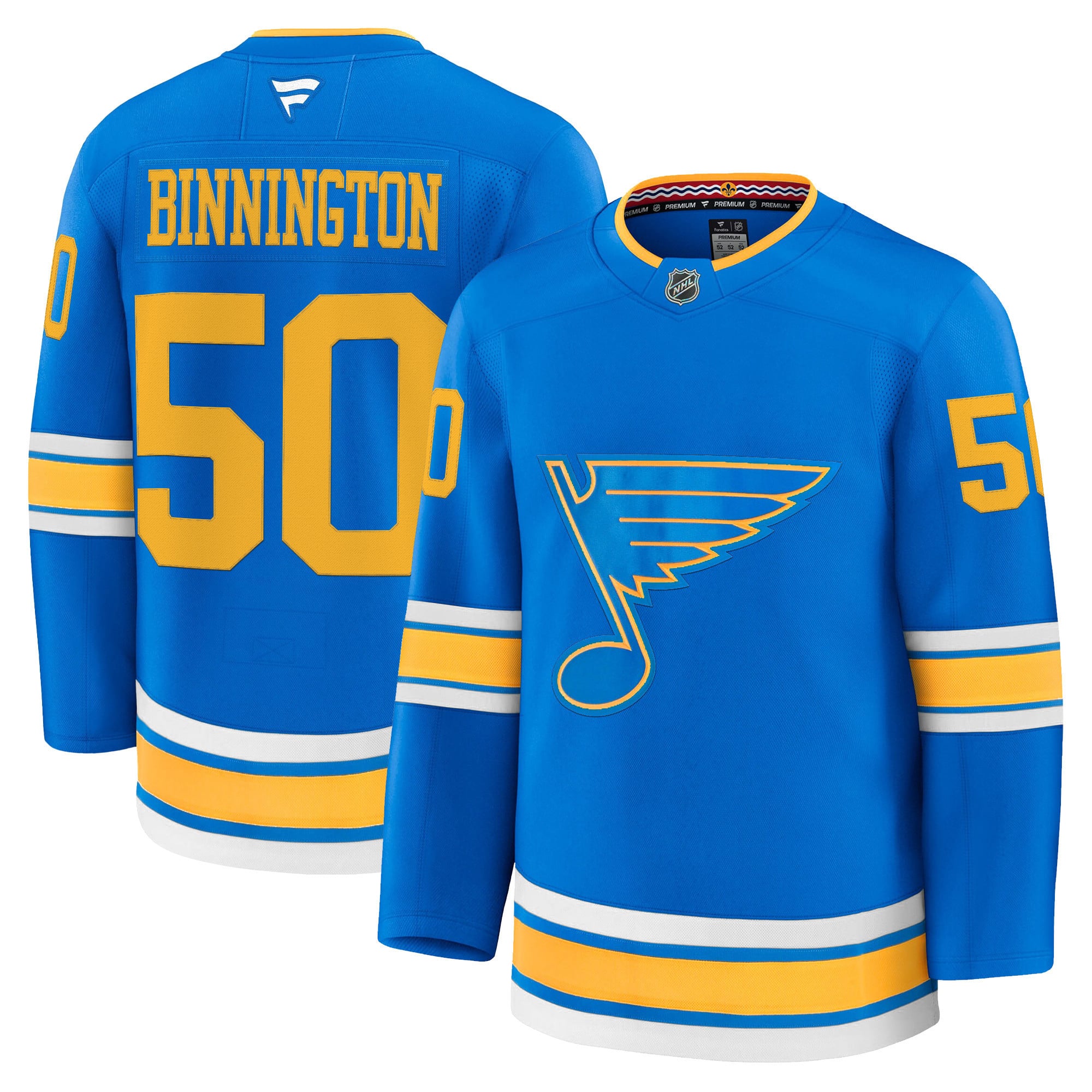 Alternative view of Blues Ozzy #84 Jersey - Fanatics Blues Ozzy #84 Blue Hockey Jersey