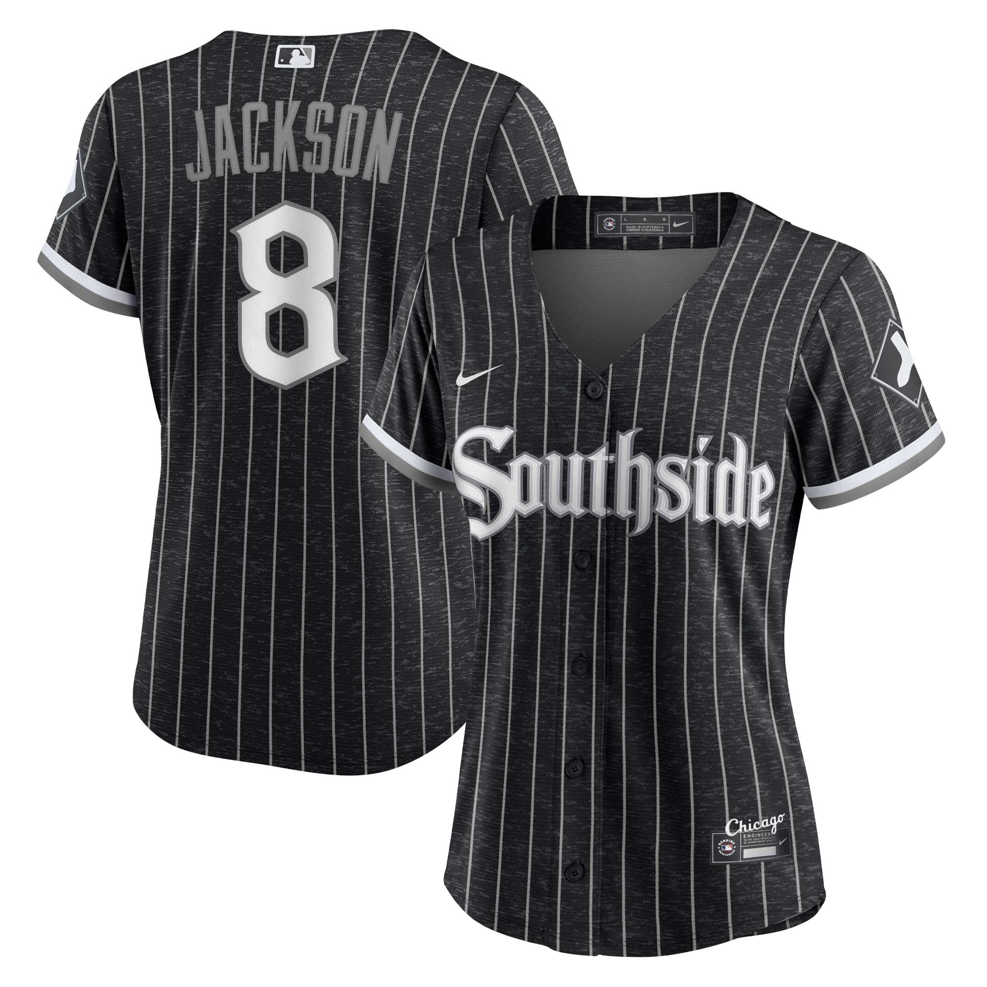 Bo Jackson Chicago White Sox Women's City Connect Player Jersey - Black