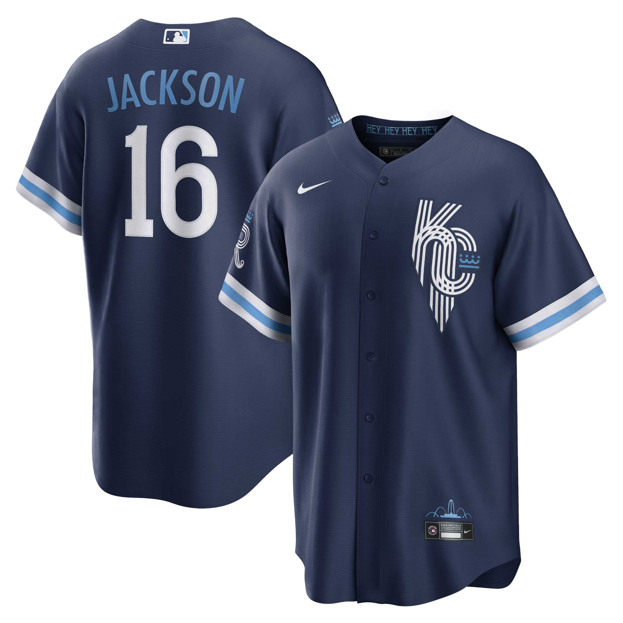 Bo Jackson Kansas City Royals City Connect Player Jersey - Navy