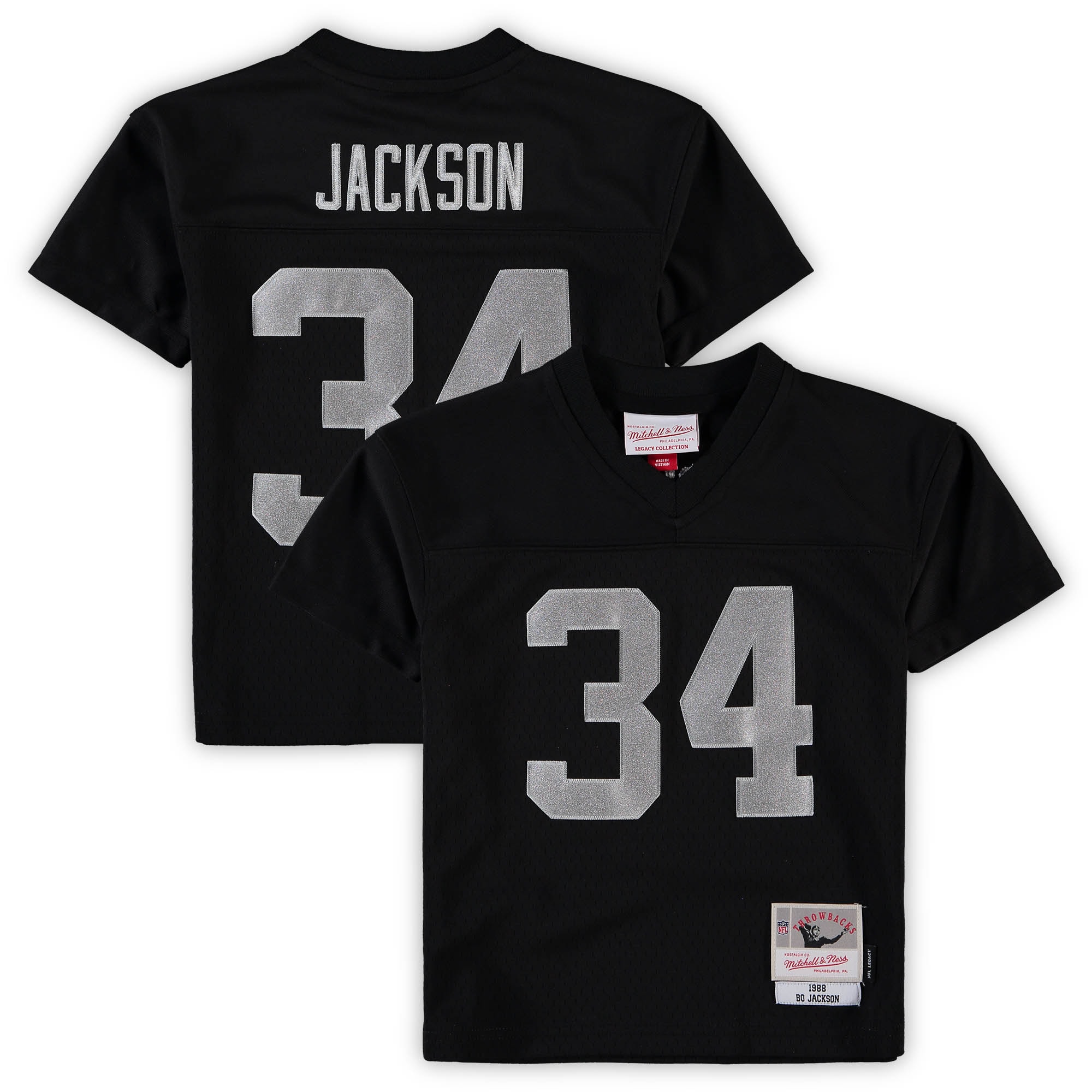 Bo Jackson Las Vegas Raiders Preschool 1988 Retired Player Legacy Jersey - Black
