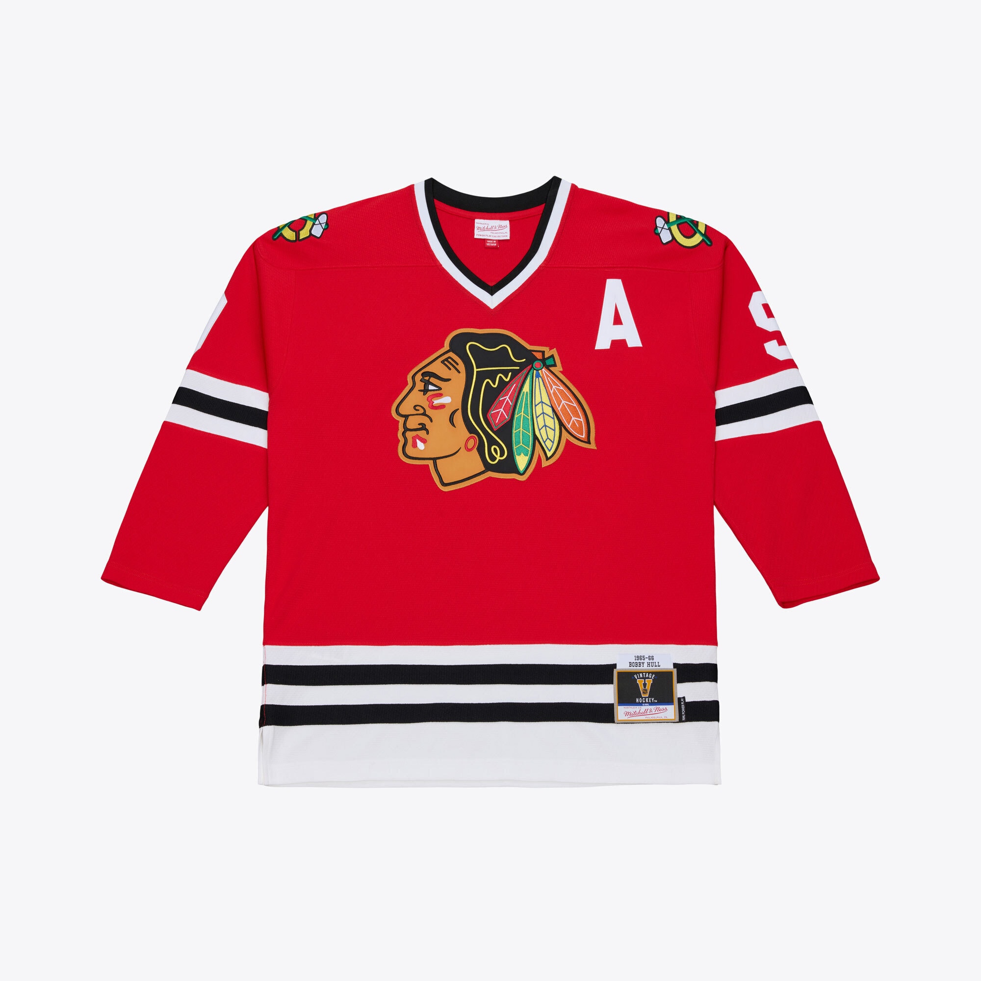 Bobby Hull Chicago Blackhawks 1966 Power Play Jersey - Red