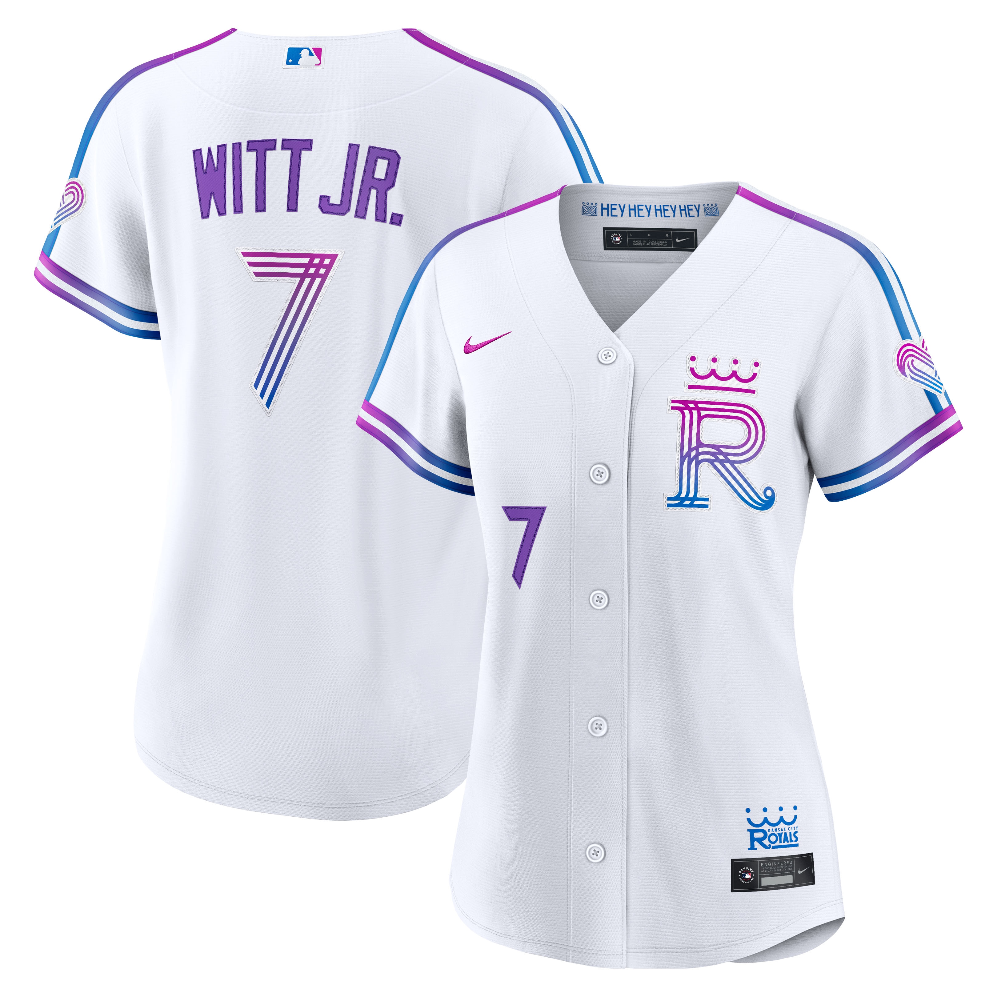 Bobby Witt Jr. Kansas City Royals Women's 2026 City Connect Stadium Jersey - White