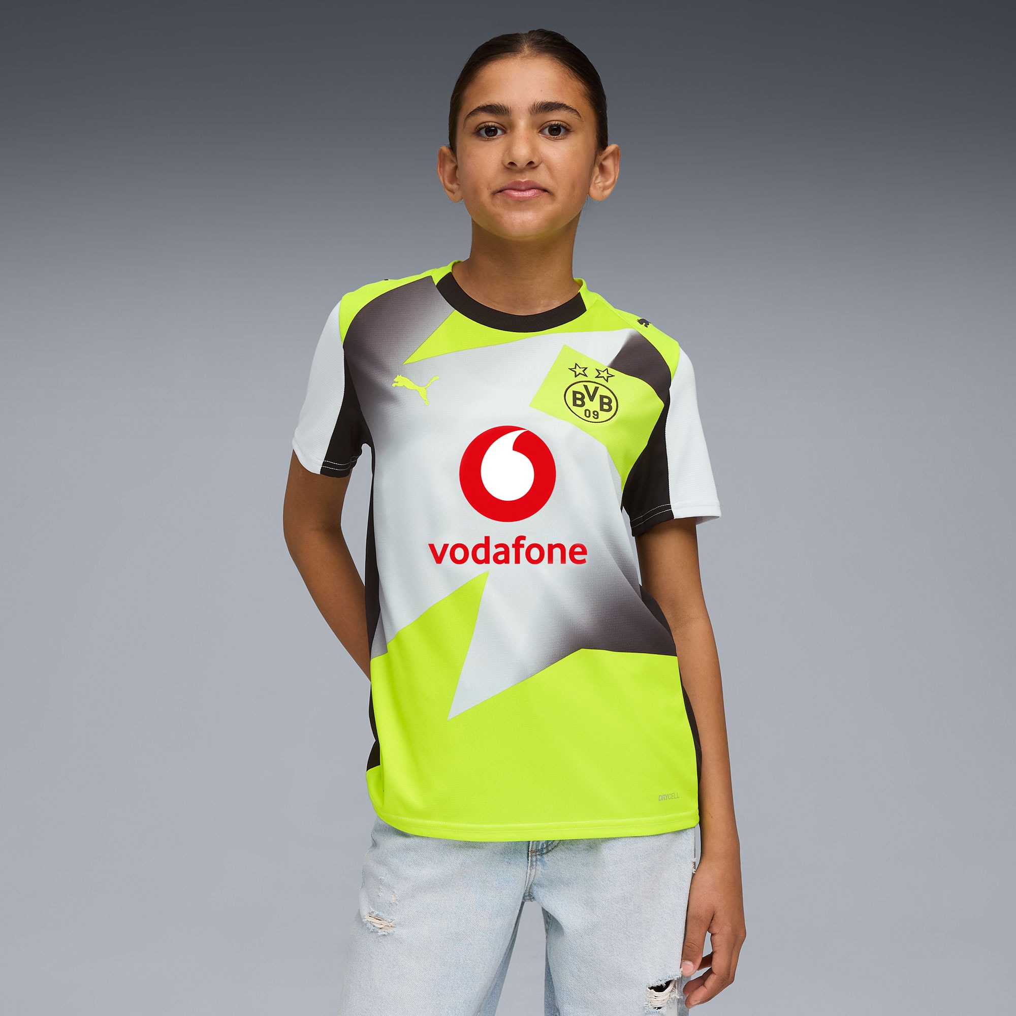 Borussia Dortmund Puma Youth 2025/26 Away Jersey