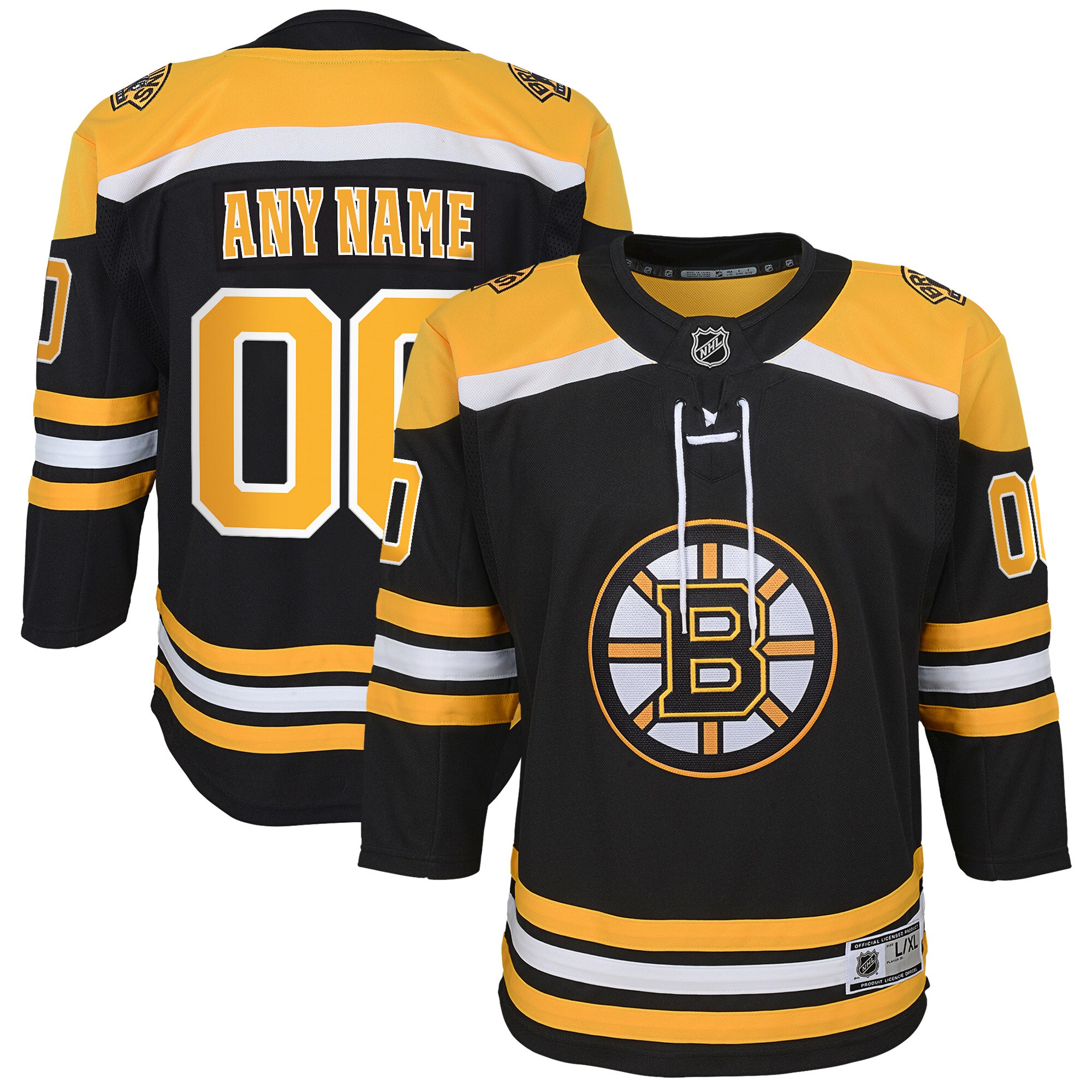 Boston Bruins Black Gold Jersey - Boston Bruins Black & Gold Jersey